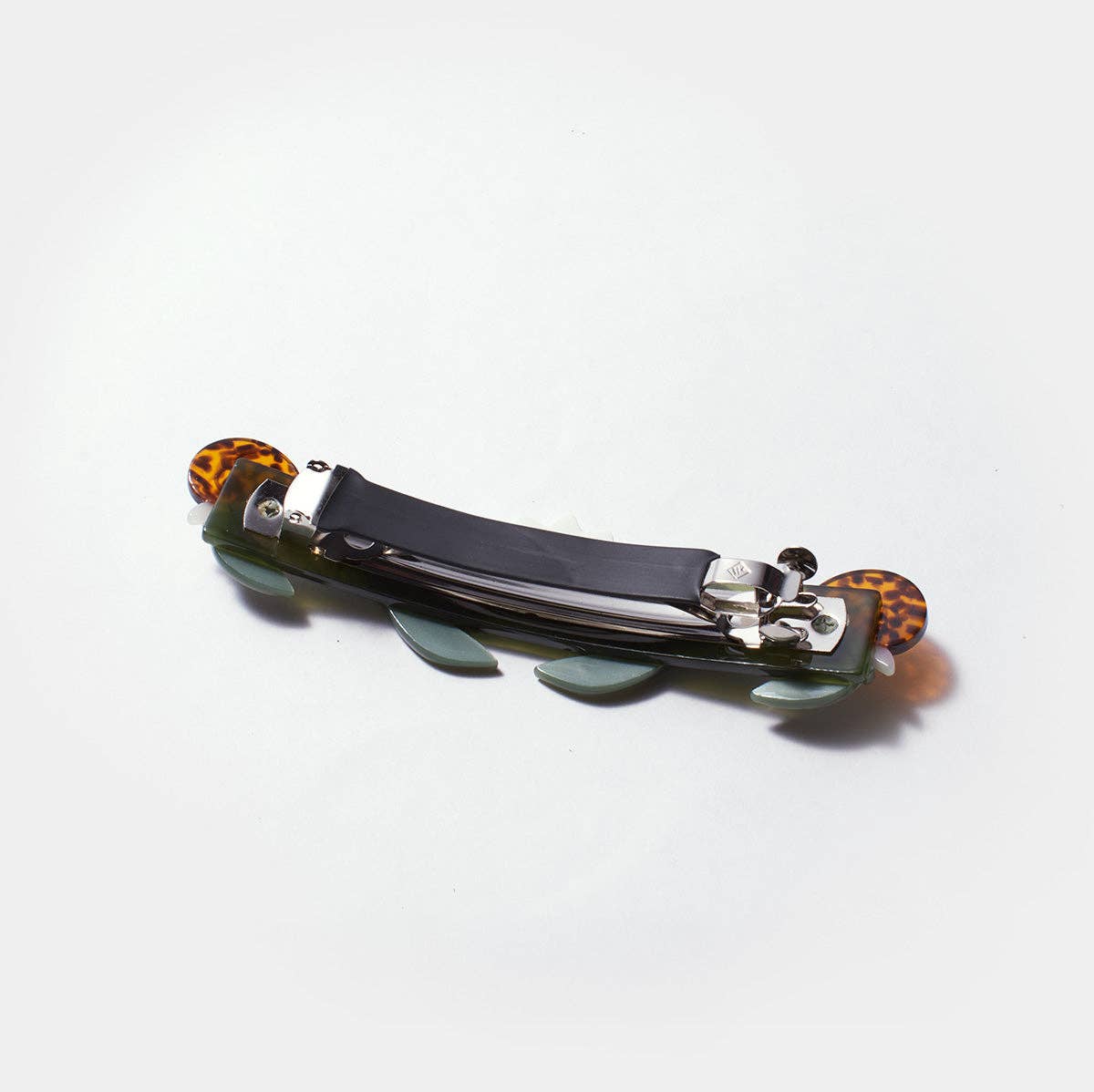 Winona Irene Brocéliande French Barrette with Flowers & Snails - Lifestory