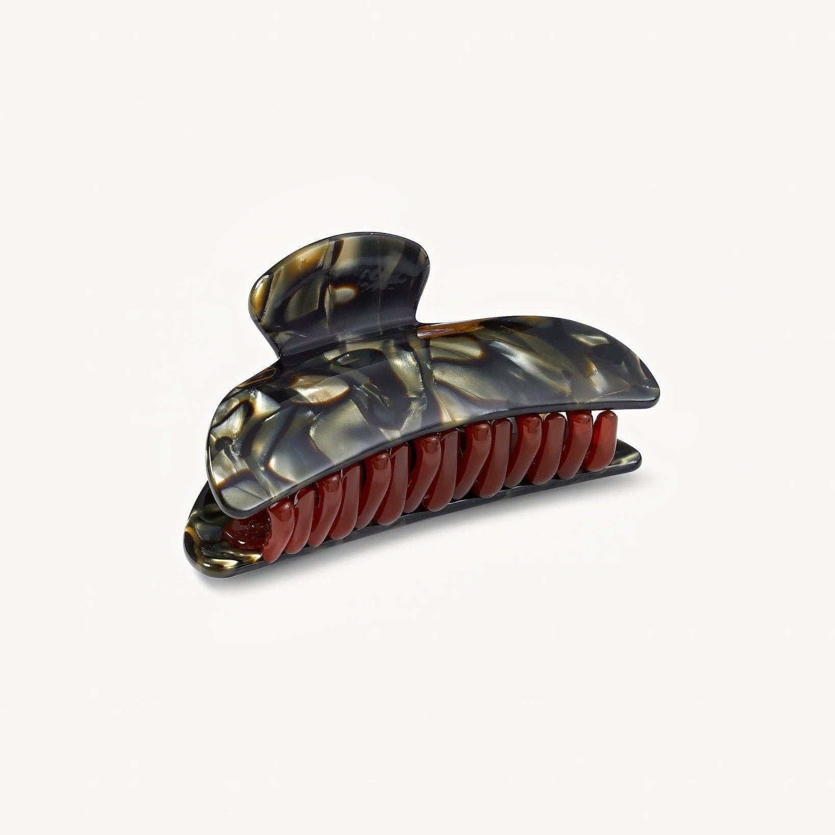 MACHETE Midi Heirloom Claw in Midnight Horn Acetate - Lifestory