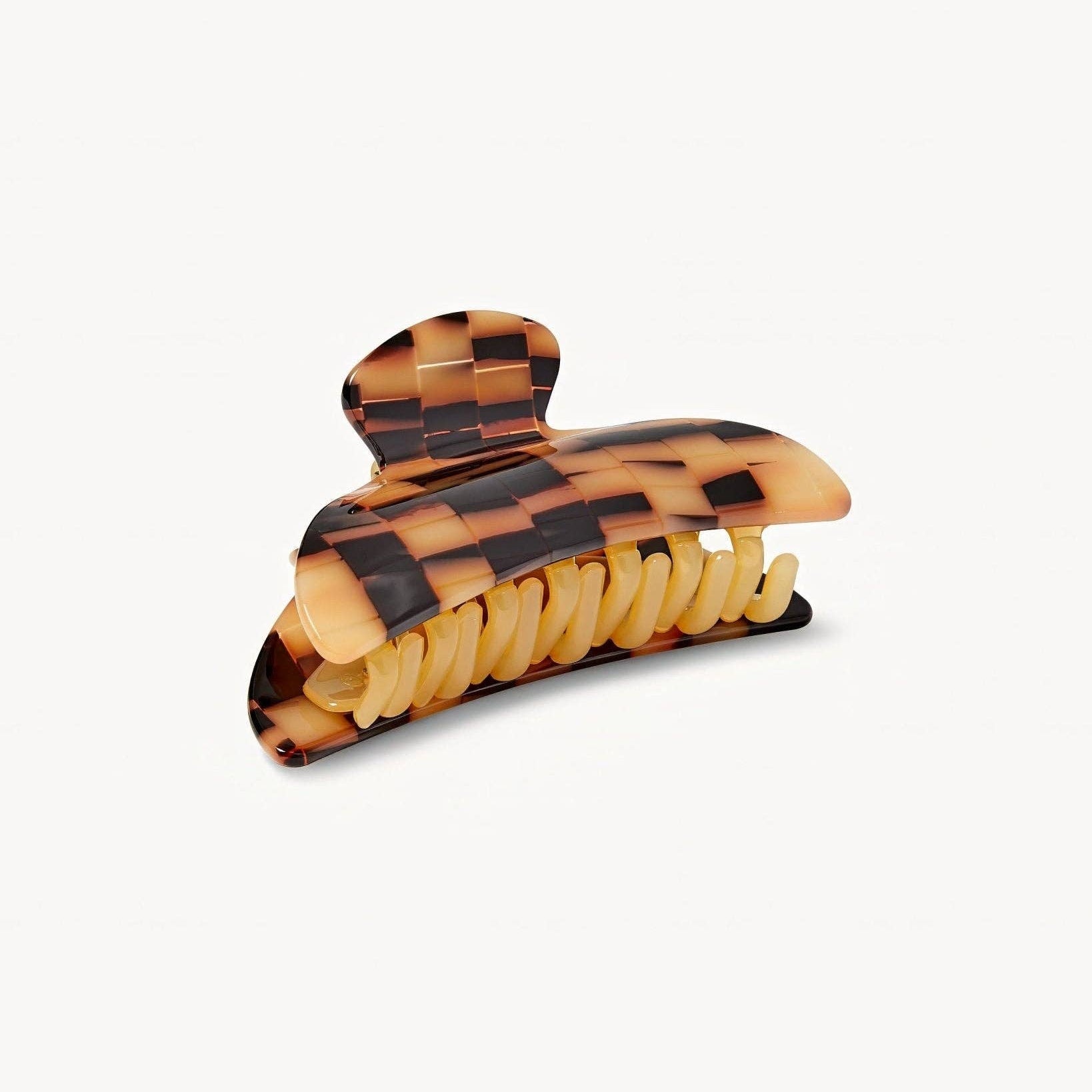 MACHETE Midi Heirloom Claw in Blonde Checker Acetate - Lifestory
