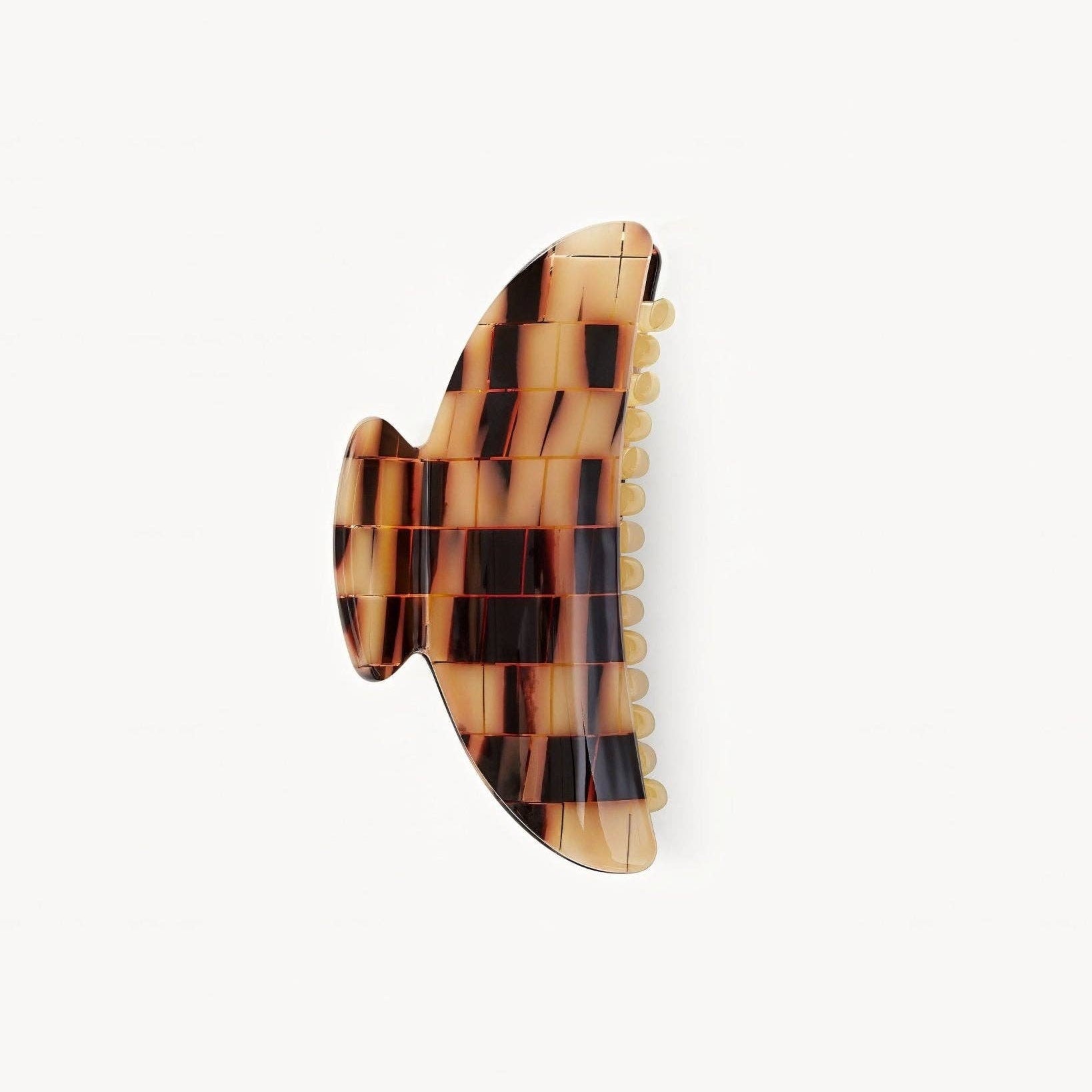 MACHETE Midi Heirloom Claw in Blonde Checker Acetate - Lifestory