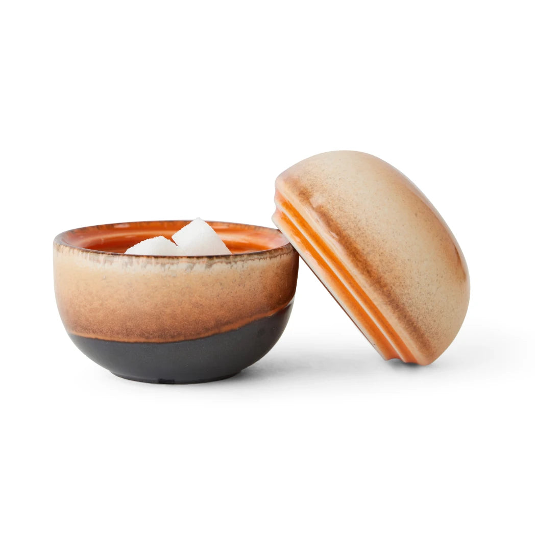 8am ceramic sugar pot by HKLIVING - Lifestory