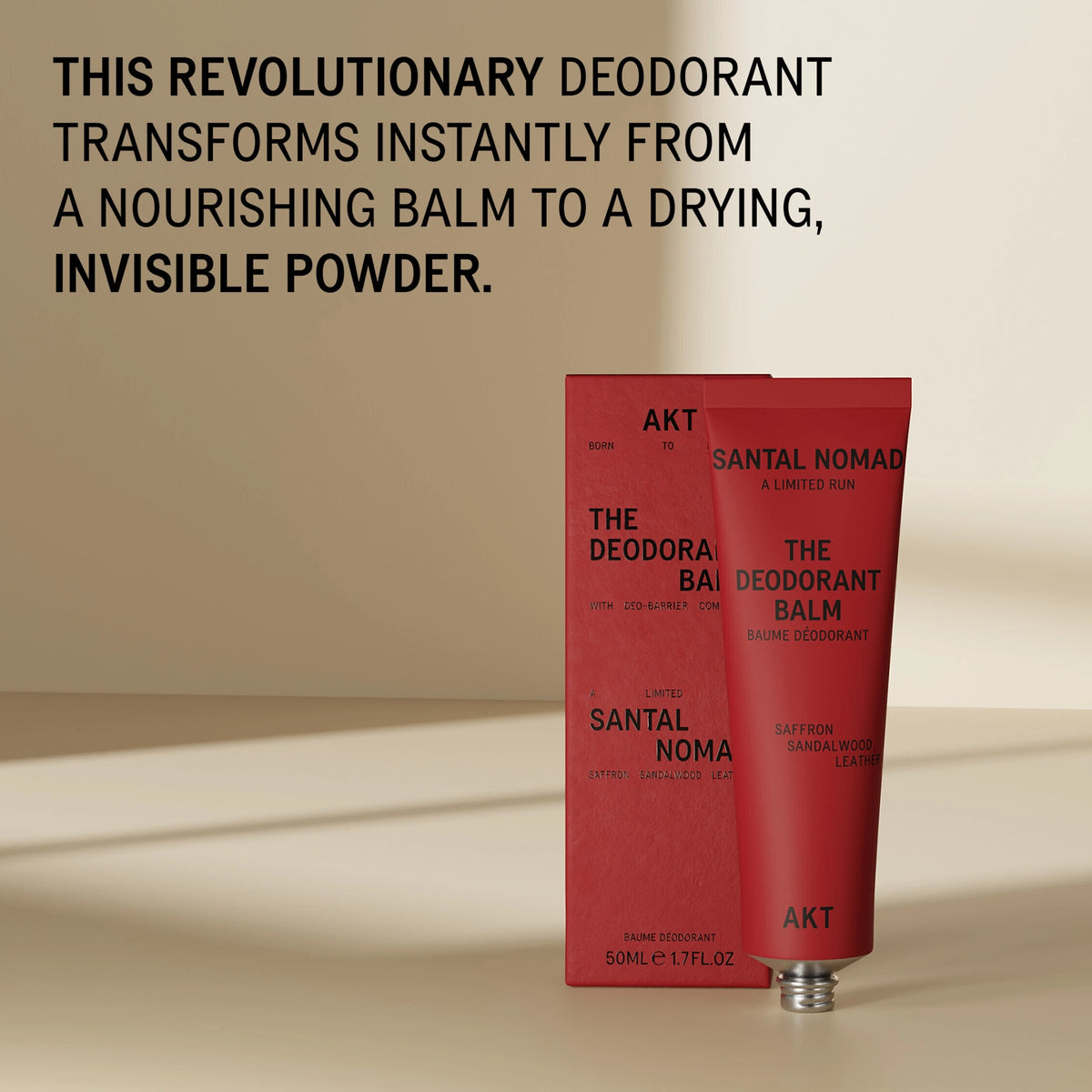 AKT Deodorant Balm Santal Nomad (Ltd Run) - Aluminium-Free & Vegan