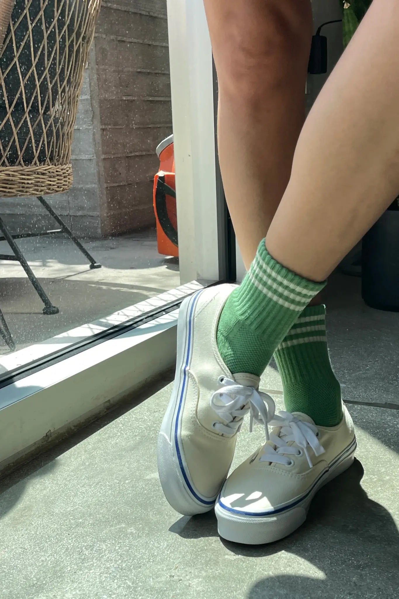 Le Bon Shoppe Girlfriend Socks in Avocado