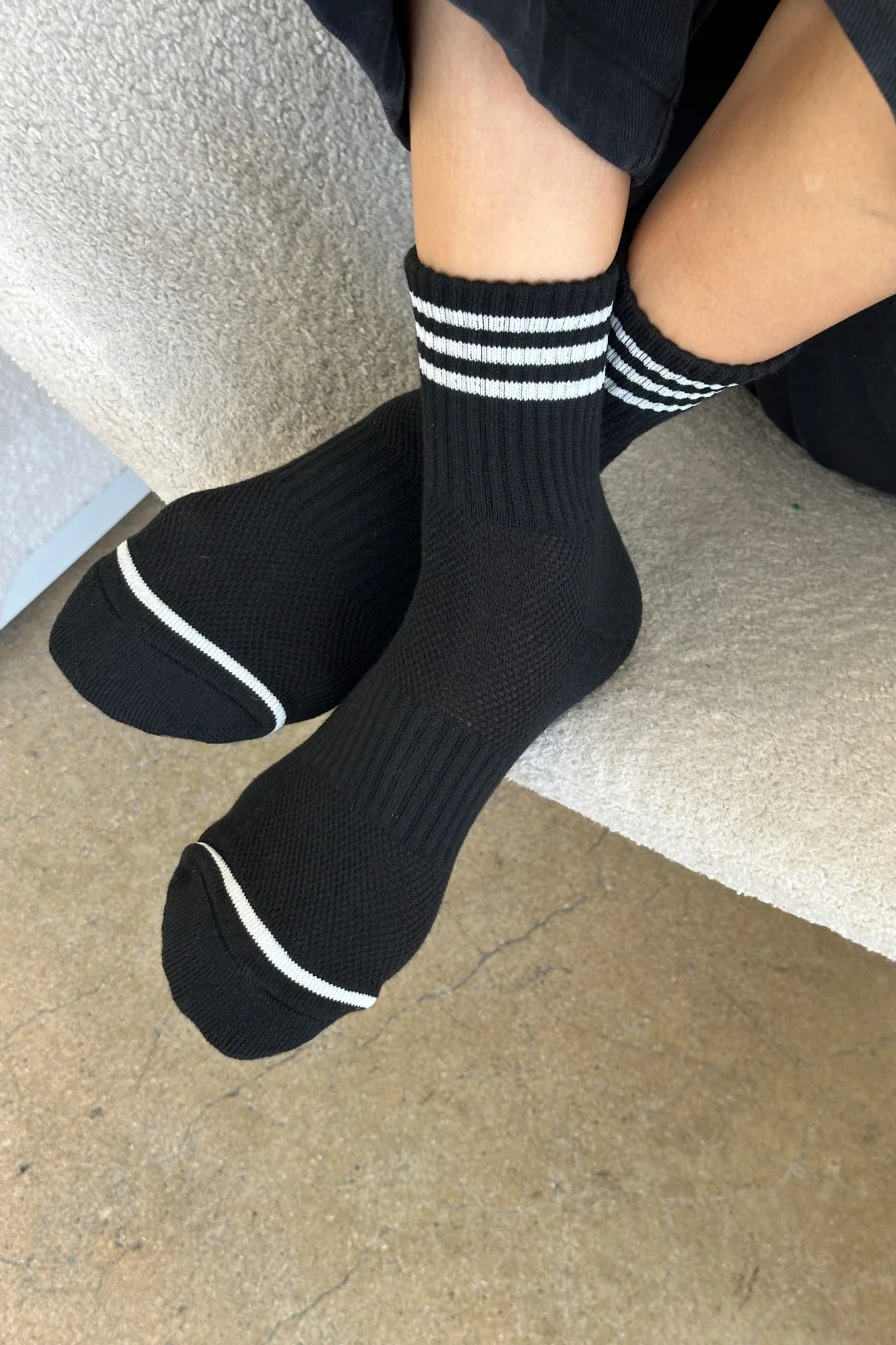 Le Bon Shoppe Girlfriend Socks in Black