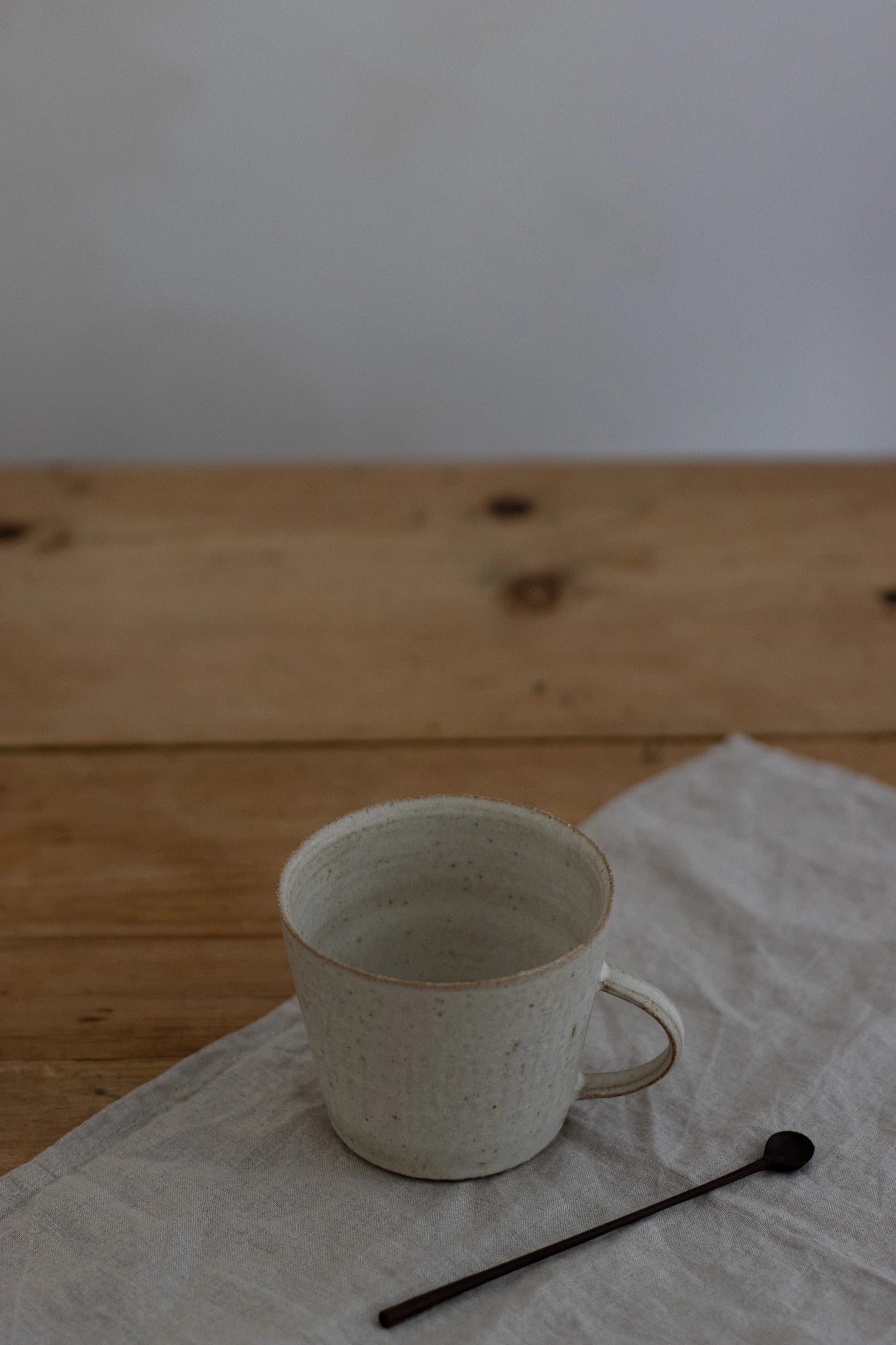 Handled Cup in Stone Glaze by Blanc Ceramics - Lifestory