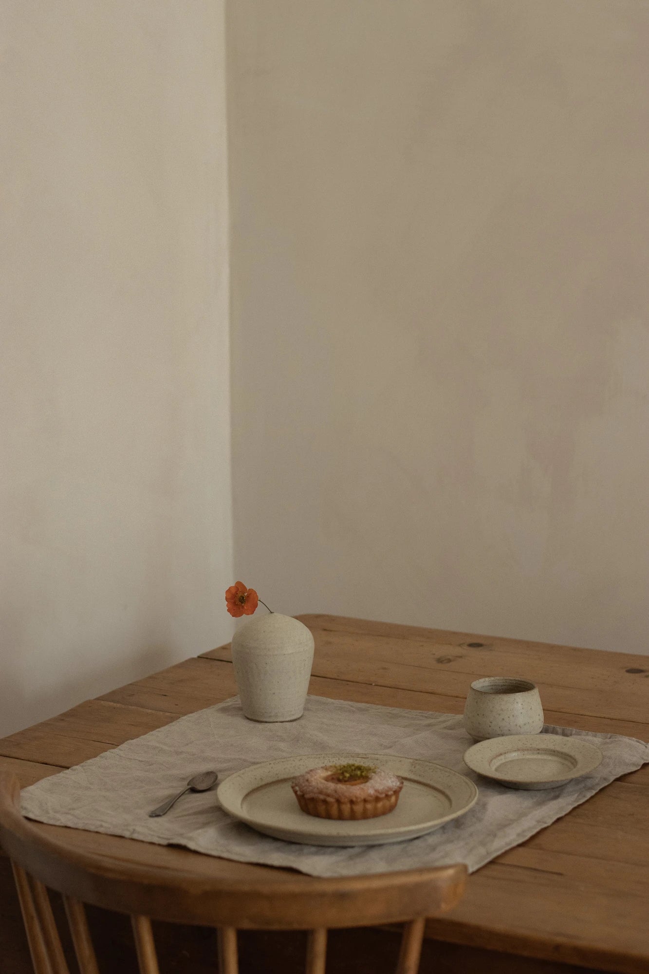 Small Cup & Saucer in Stone Glaze by Blanc Ceramics - Lifestory