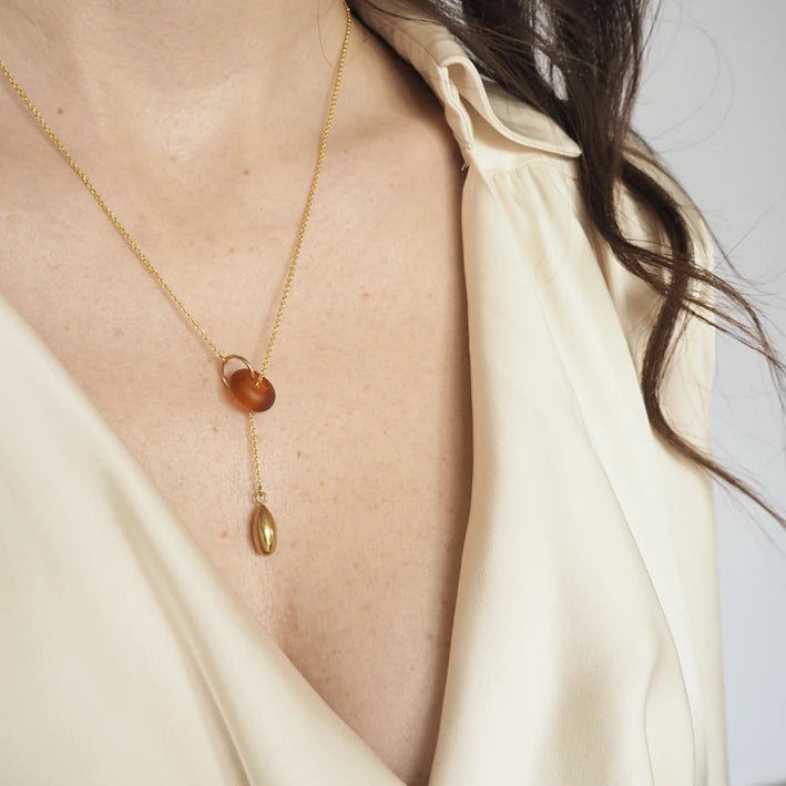 KIRA Murano Glass & Gold-plated Teardrop by brass+bold - Lifestory