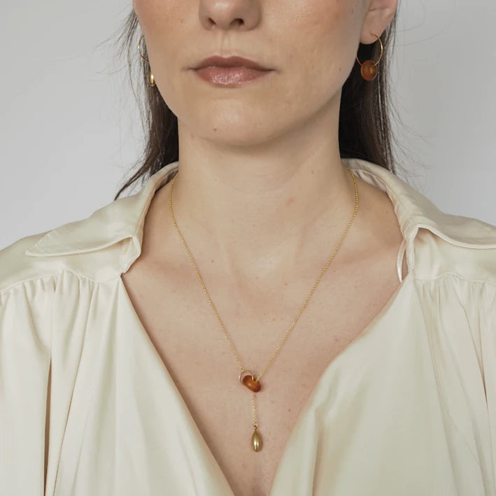 KIRA Murano Glass & Gold-plated Teardrop by brass+bold - Lifestory