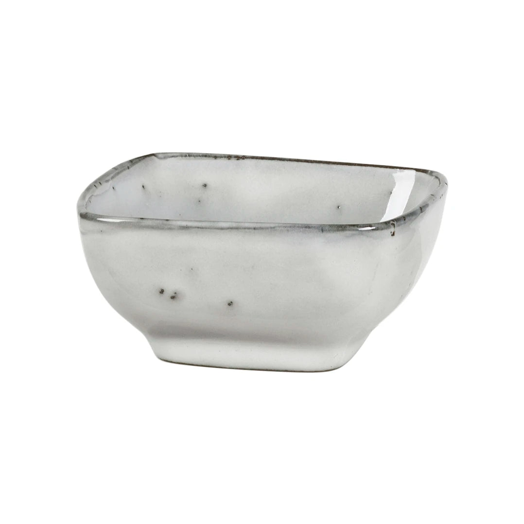 Broste Copenhagen Nordic Sand Glazed Stoneware Small Square Bowl - Lifestory