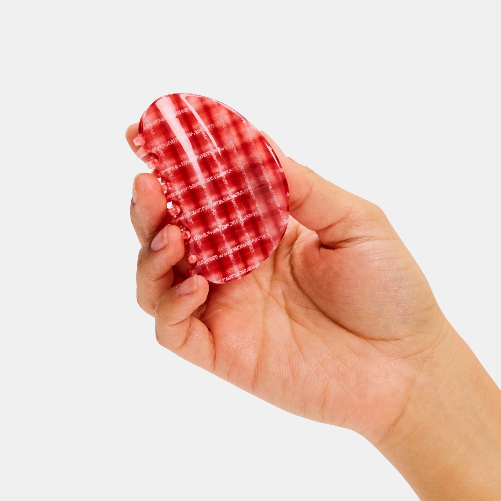 CHUNKS Juno Hair Claw in Red Plaid - Lifestory