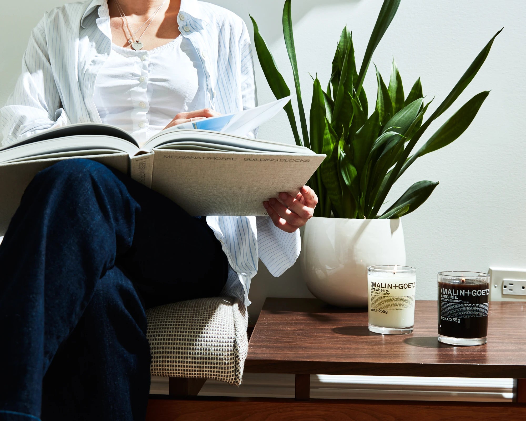 Strawberry Candle | 60 Hour Burn Time | by Malin+Goetz - Lifestory