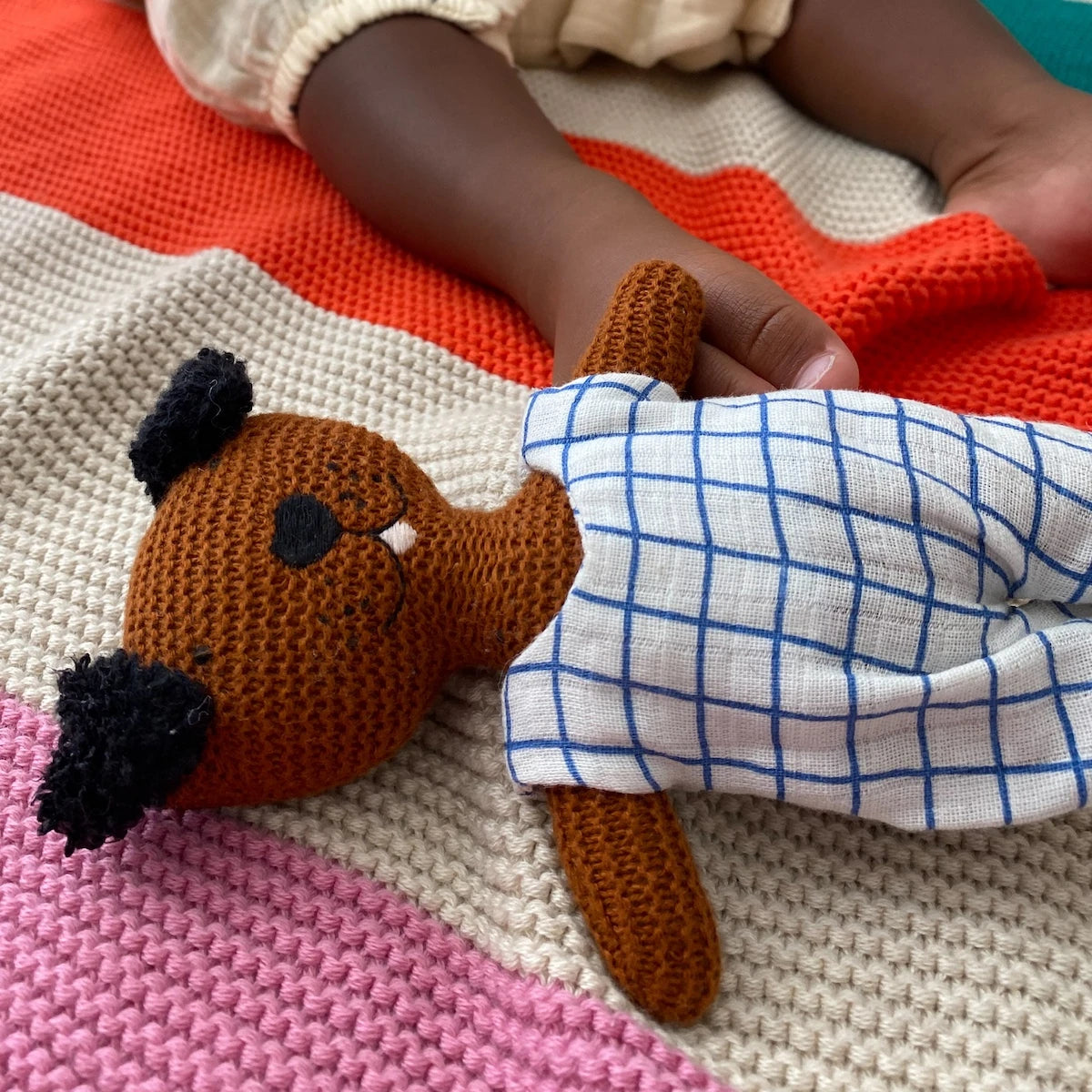 Sophie Home Cotton Knit Children's Rattle Toy - Lifestory