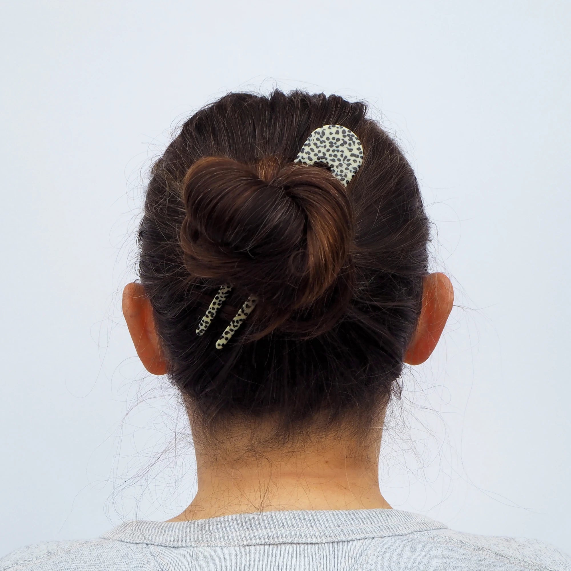 Marble Terrazzo French Hair Pin by Custom Made