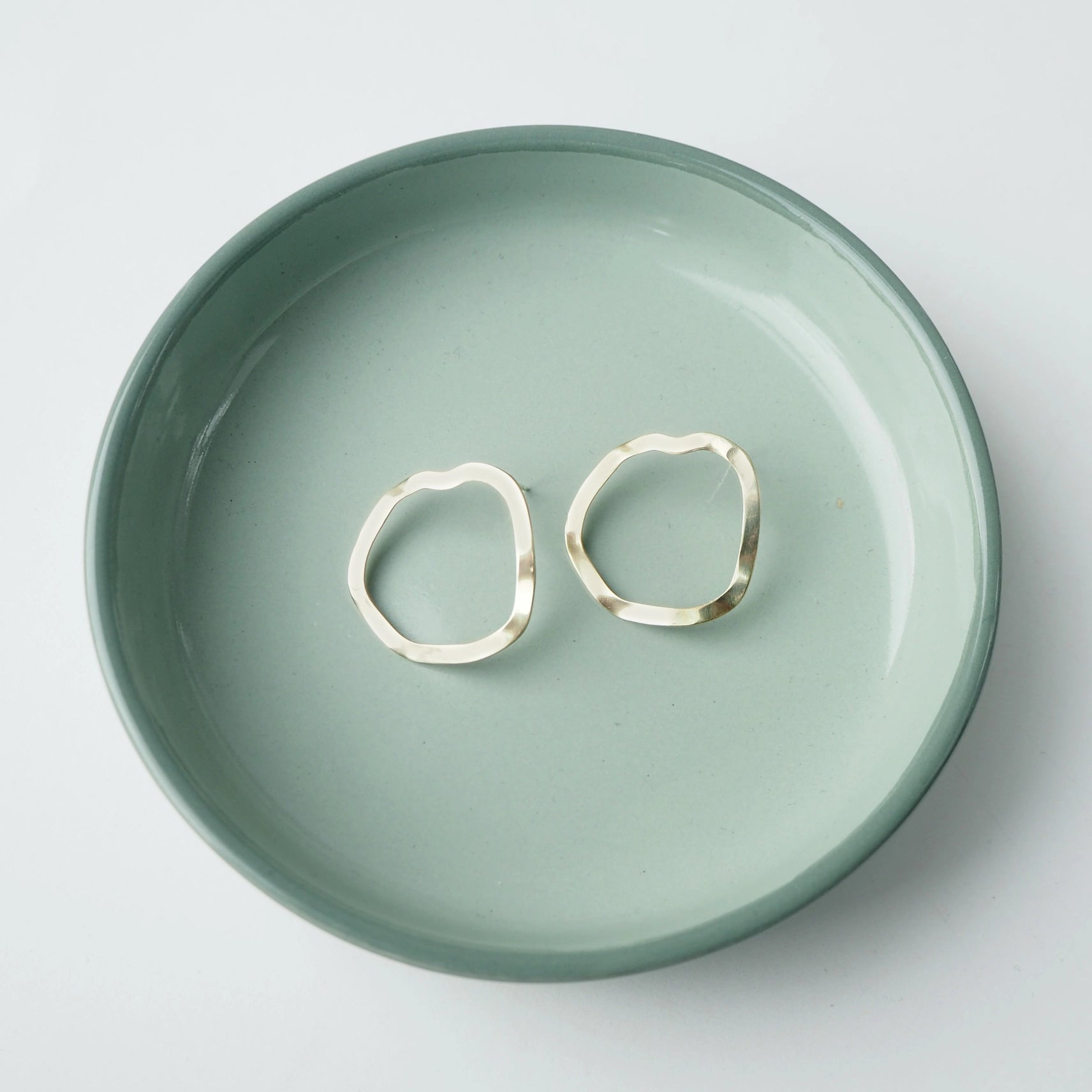 Mini Wave Earrings | Brass | by Custom Made - Lifestory