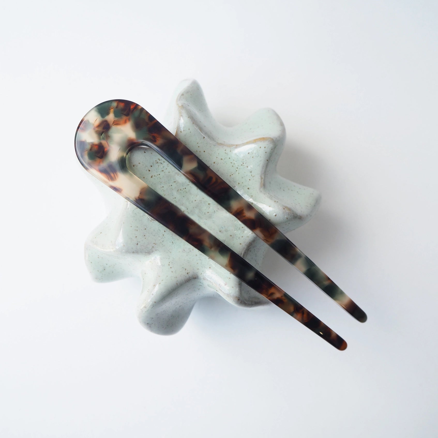 Foret French Hair Pin | Forest Tortoiseshell | by Custom Made - Lifestory