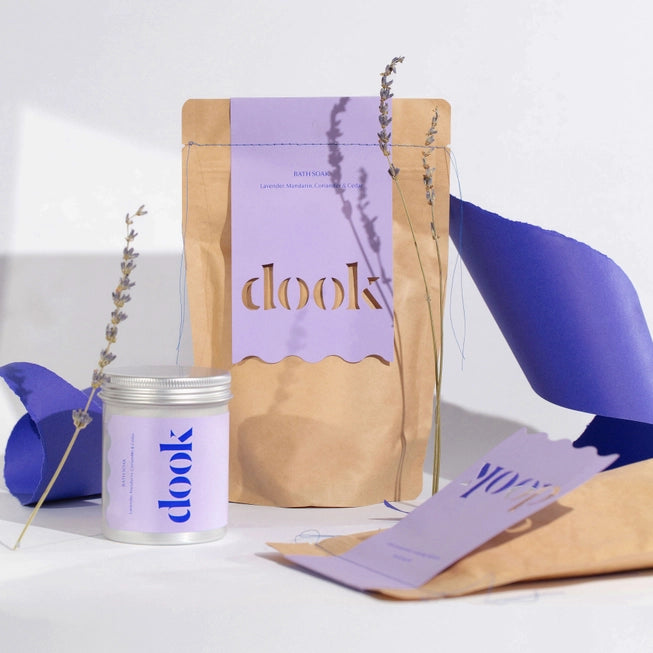 Dook 200g Tin Bath Soak - Lavender, Mandarin, Coriander & Cedar - Lifestory