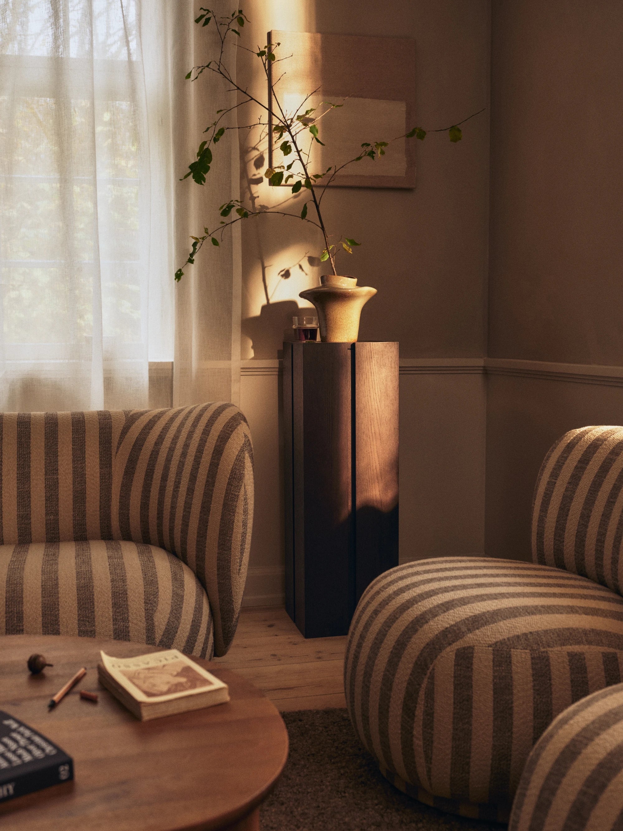 Ferm Living Rico Piccolo Chair with Static or Swivel Base - Lifestory