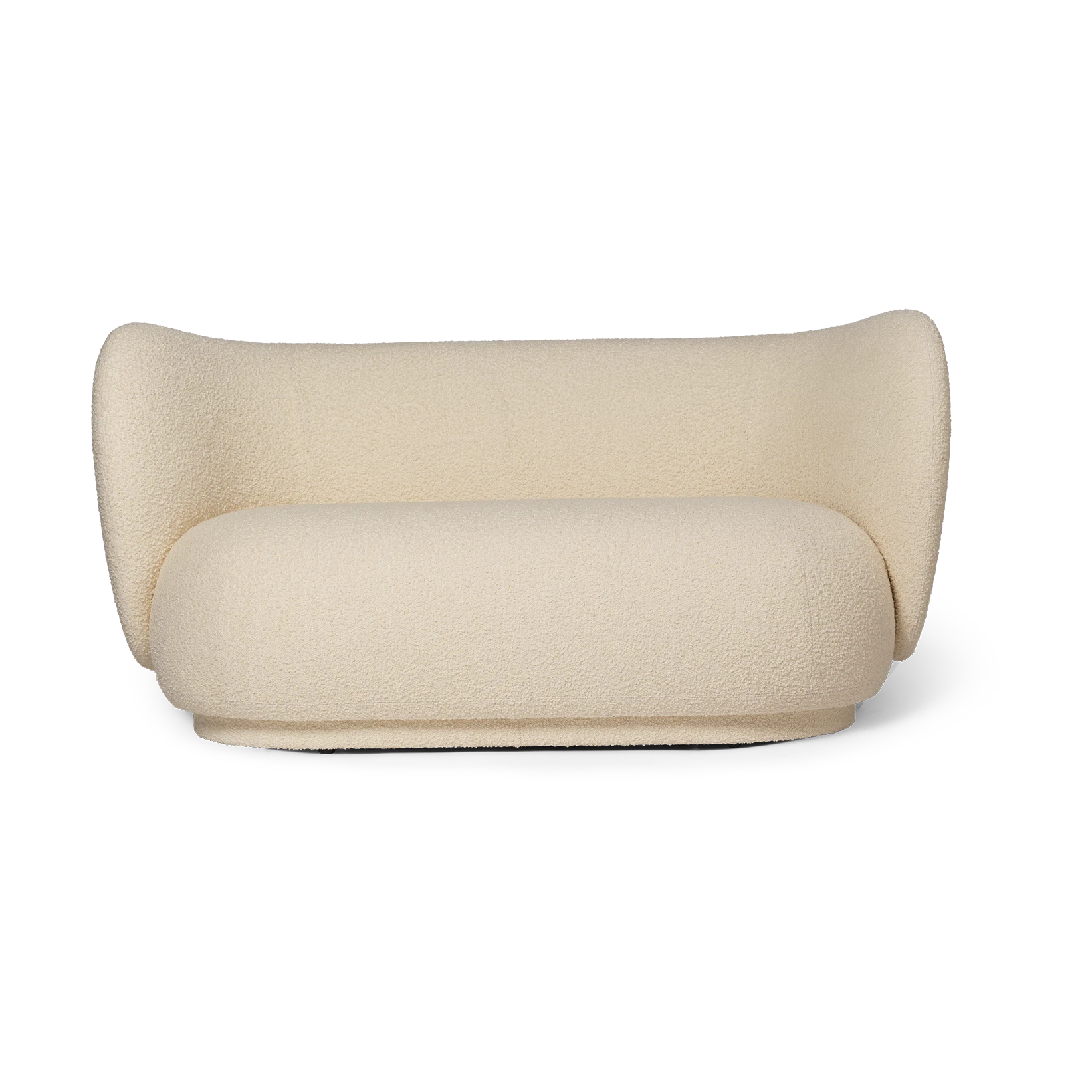 Ferm Living Rico 2-Seater Sofa in Off white Nordic Boucle