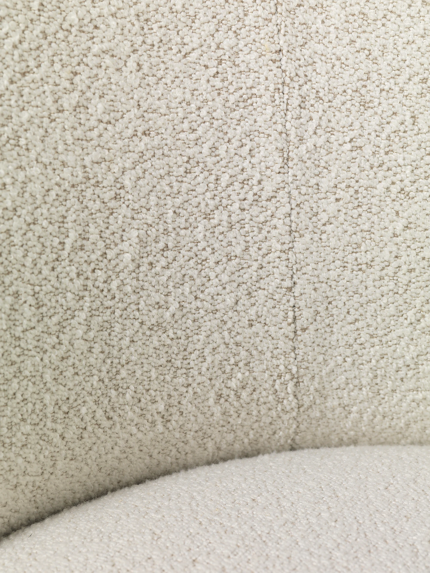 Ferm Living Rico 2-Seater Sofa in Off White Sand Soft Boucle fabric