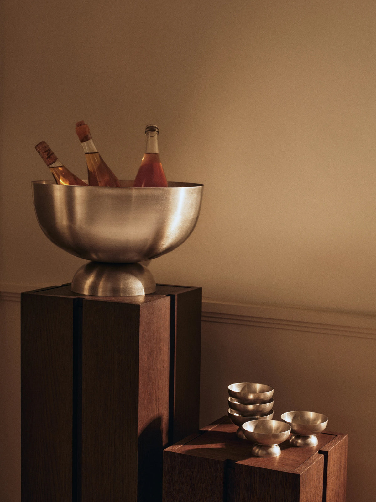 Ferm Living Tumbled Ice Cream Cup in Stainless Steel - Lifestory
