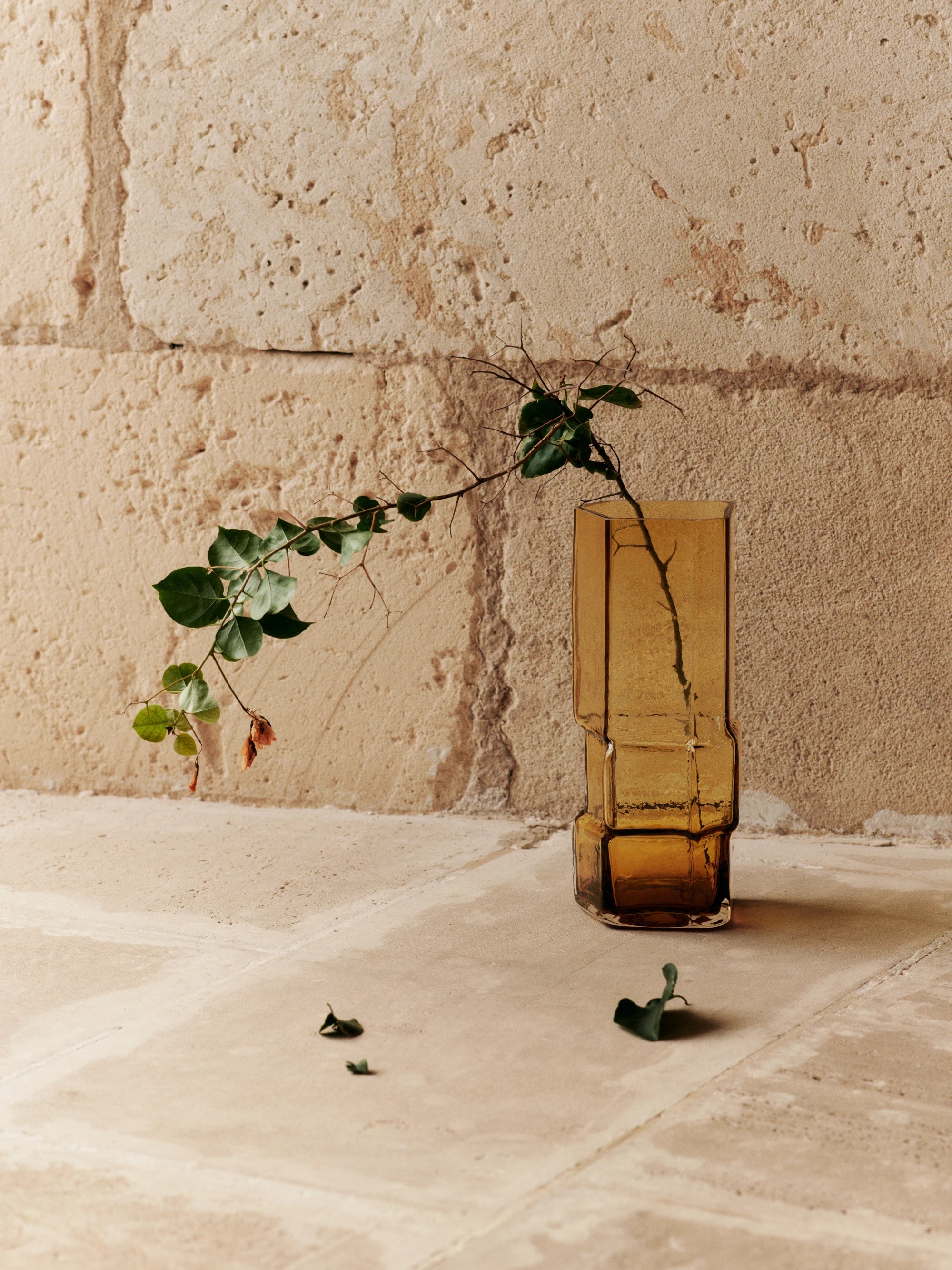 Ferm Living Recycled Glass 'Muro' Vase - Medium - Lifestory