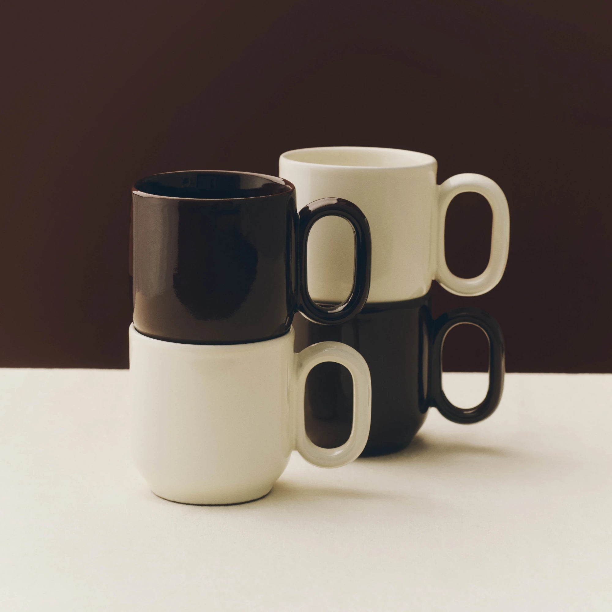 HAY Barro Cup Set of 2 in Glazed Terracotta - Lifestory