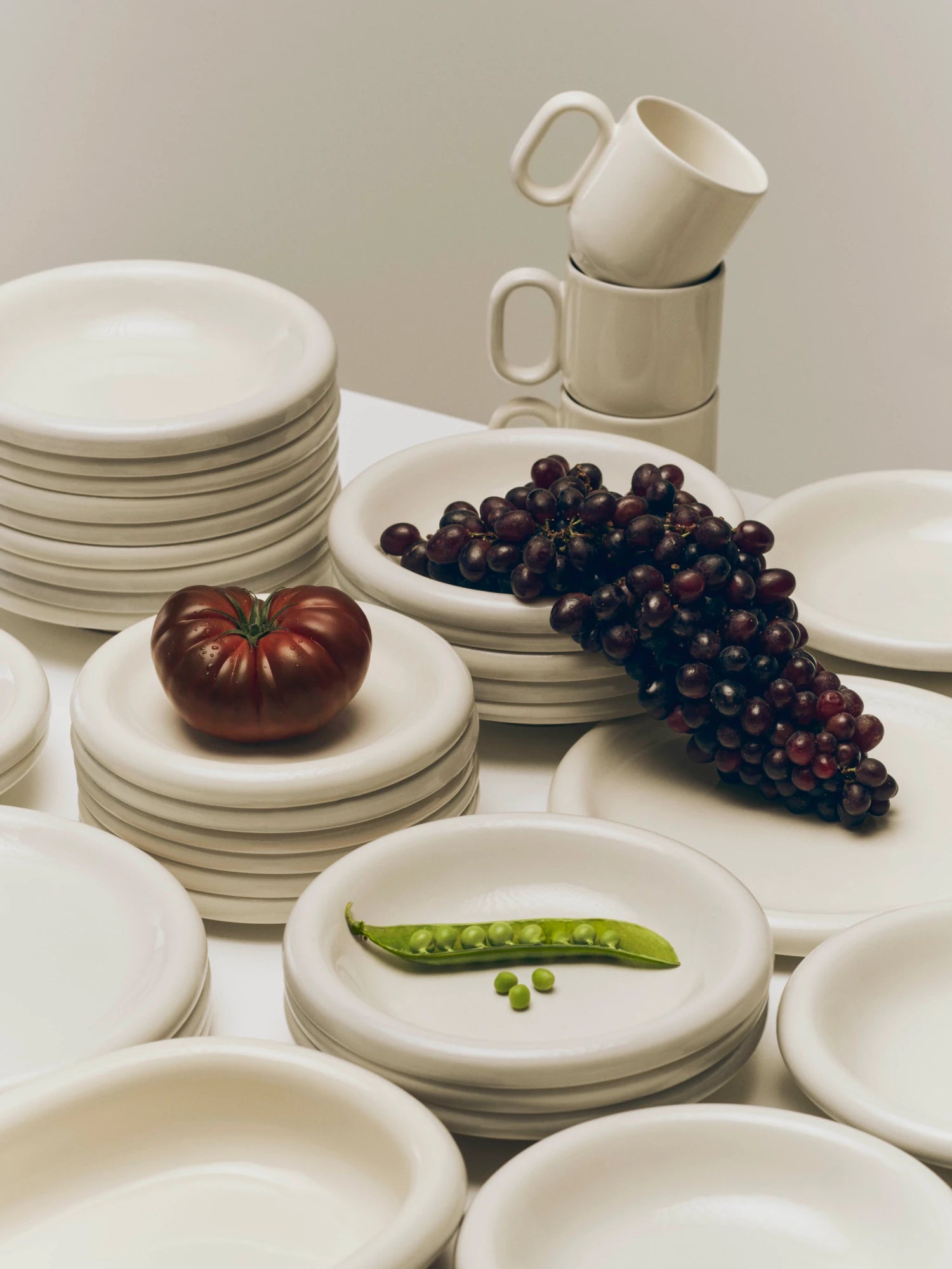HAY Barro Plate Set of 2 in Glazed Terracotta - Lifestory