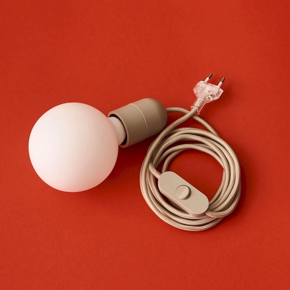Hay Common Table Cord Set in Soft Black - For Use with HAY Shades