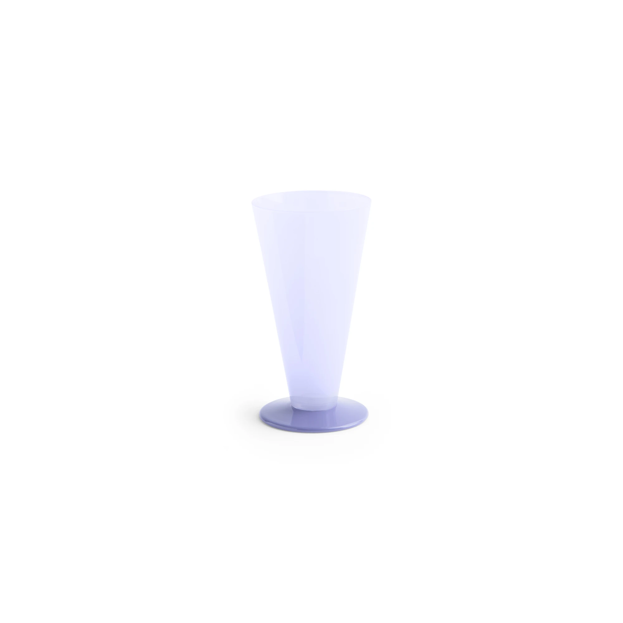 HAY Conical Vase Small in Soda Glass - Lifestory