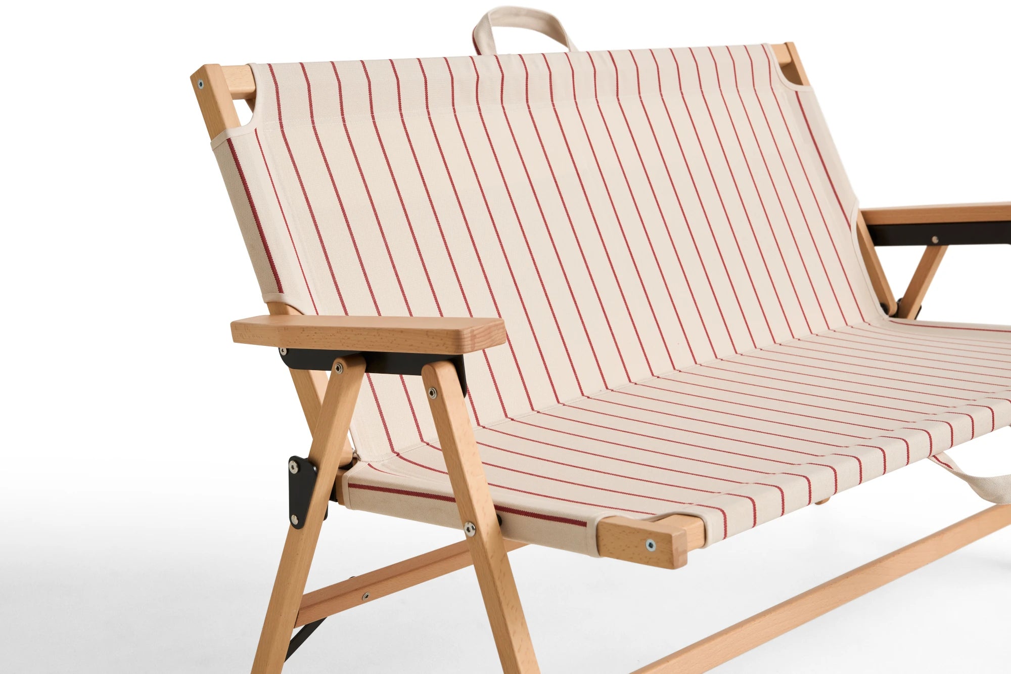 HAY Outdoor Market Folding Sofa in Beech & Recycled Poly - Lifestory