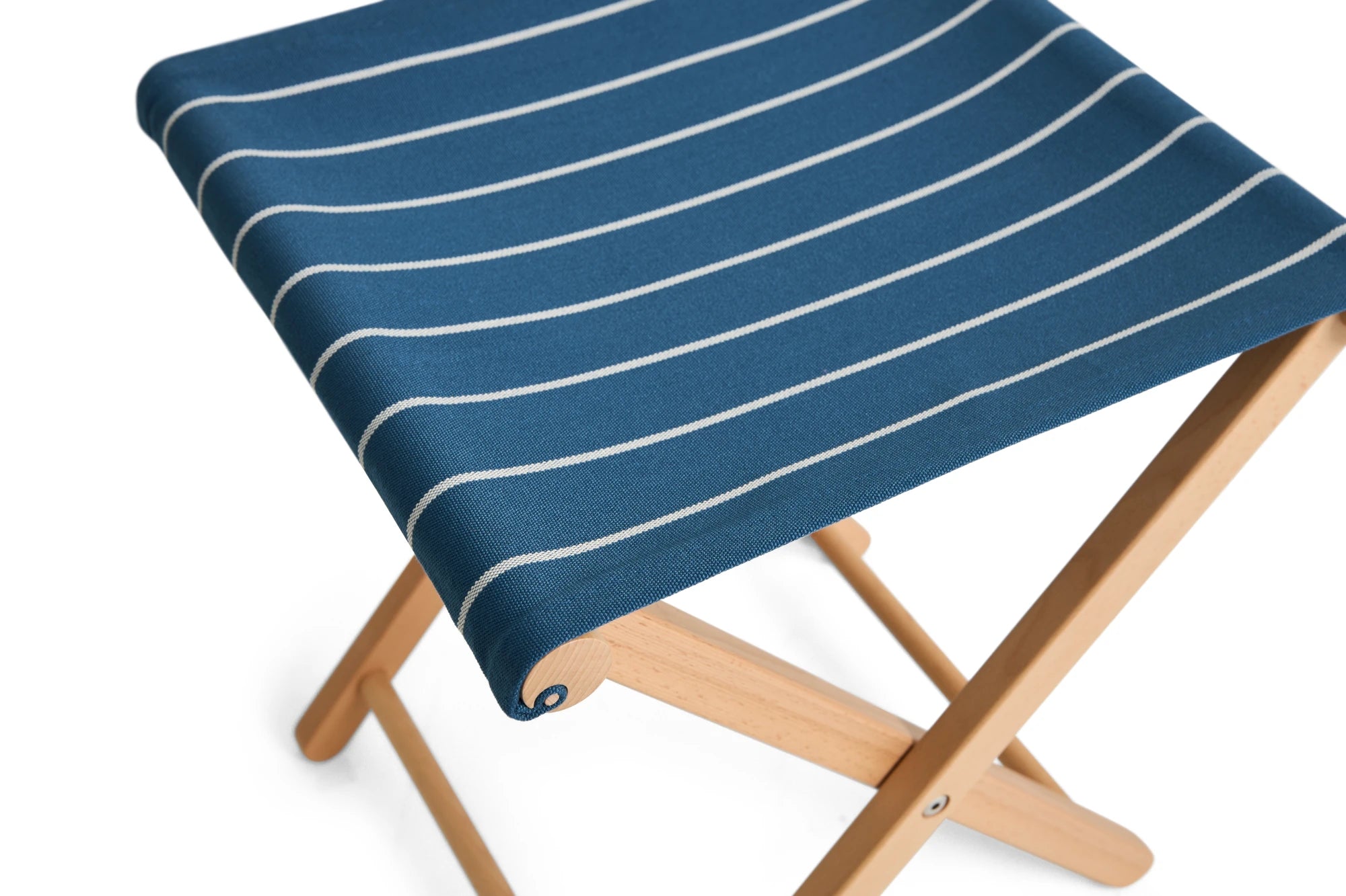 HAY Outdoor Market Folding Stool in Beech & Recycled Poly - Lifestory