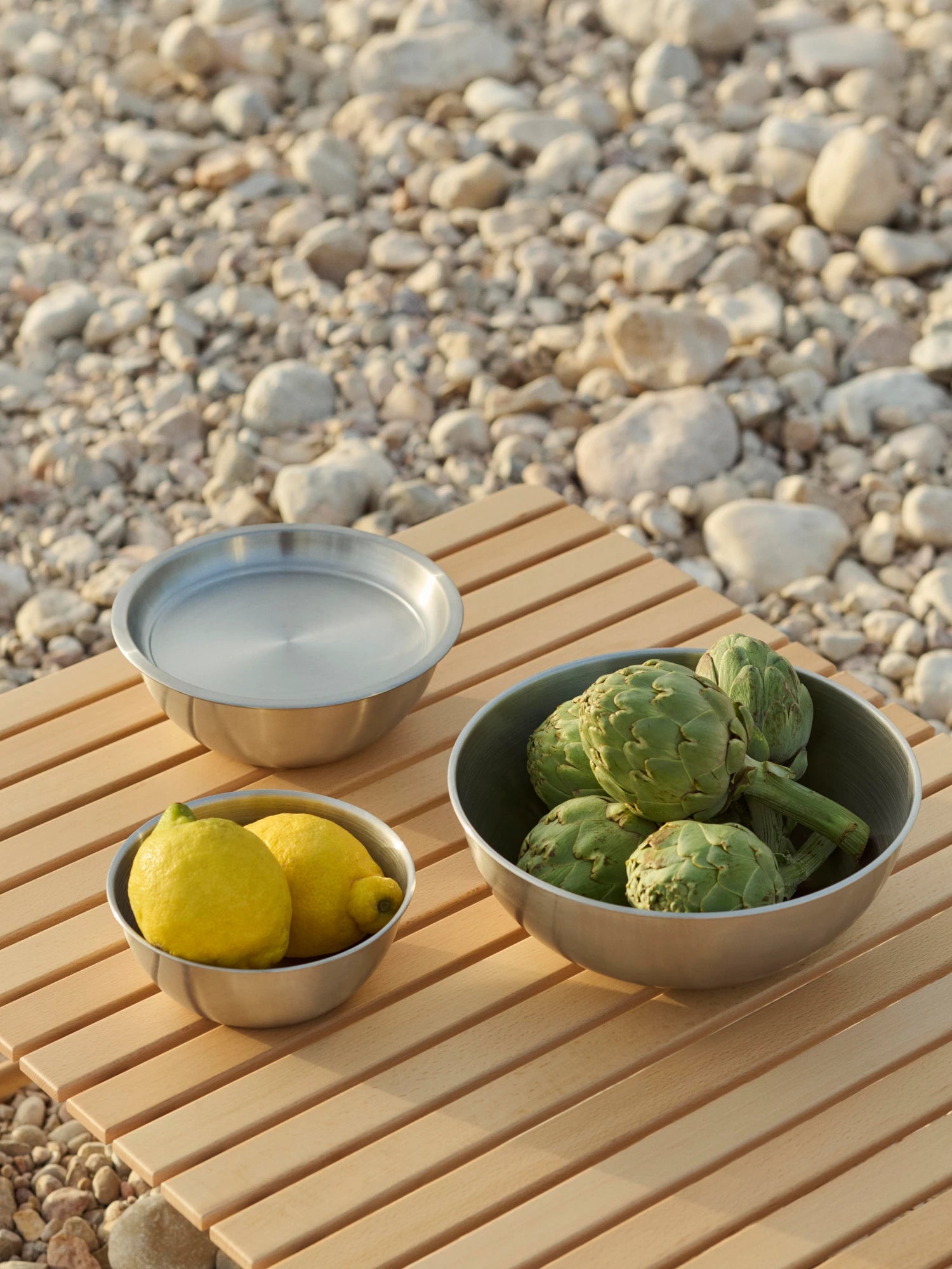 HAY Outdoor Market Steel Bowl with Lid - Large - Lifestory