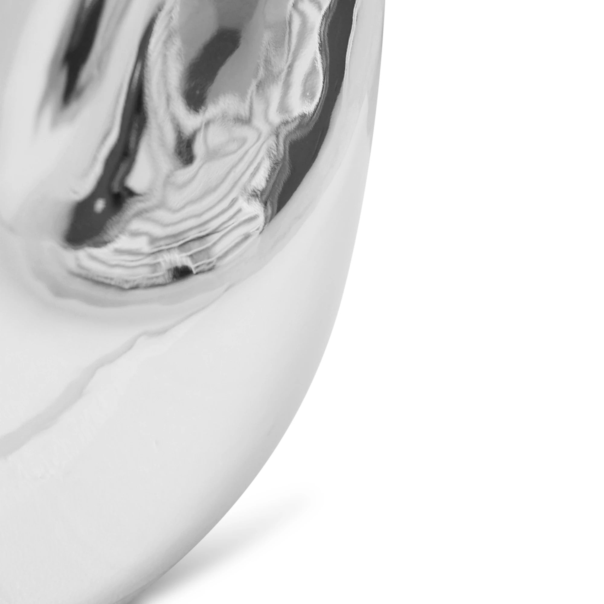 HKLIVING Currents Chrome Ceramic Side Table - Lifestory