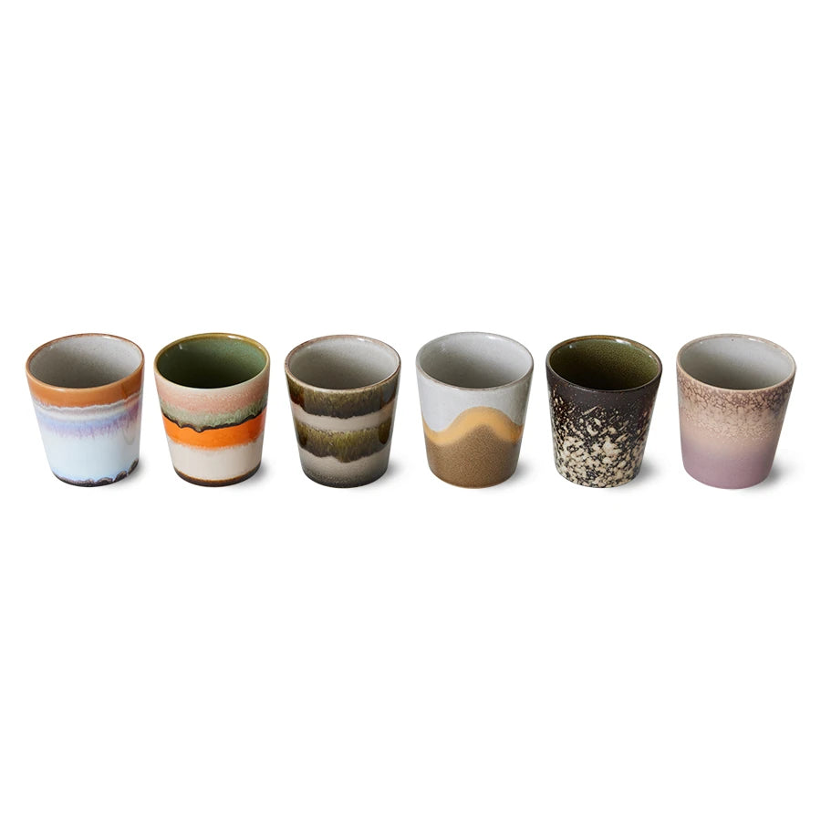 Set of 6 Elements Coffee Mugs by HKLIVING - Lifestory