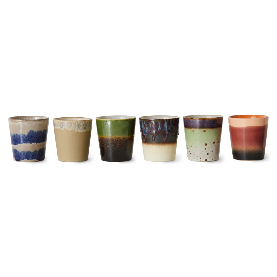 Set of 6 Grounding Coffee Mugs by HKLIVING - Lifestory