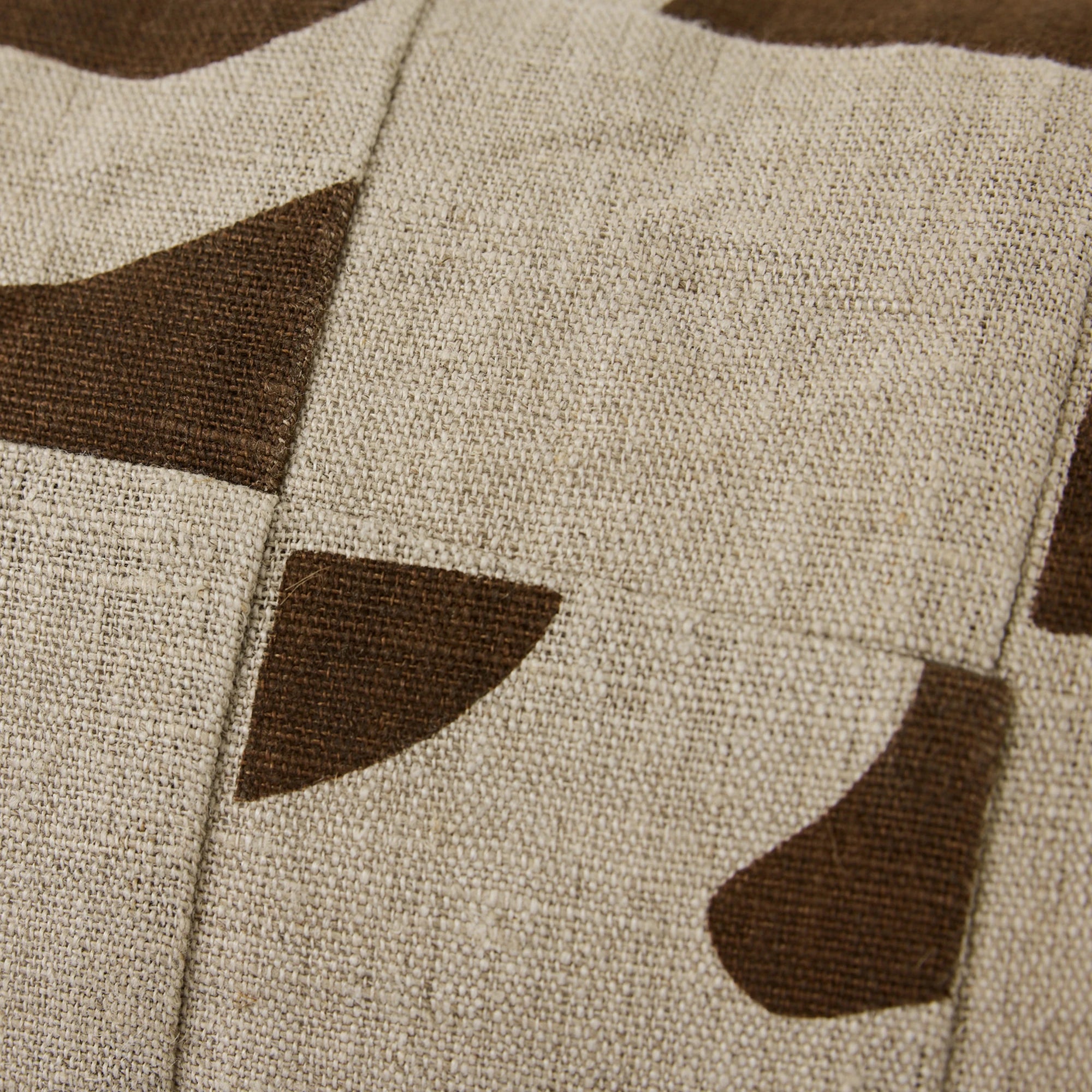 HKLIVING Rectangular Natural Patched Cushion (70 x 30cm)