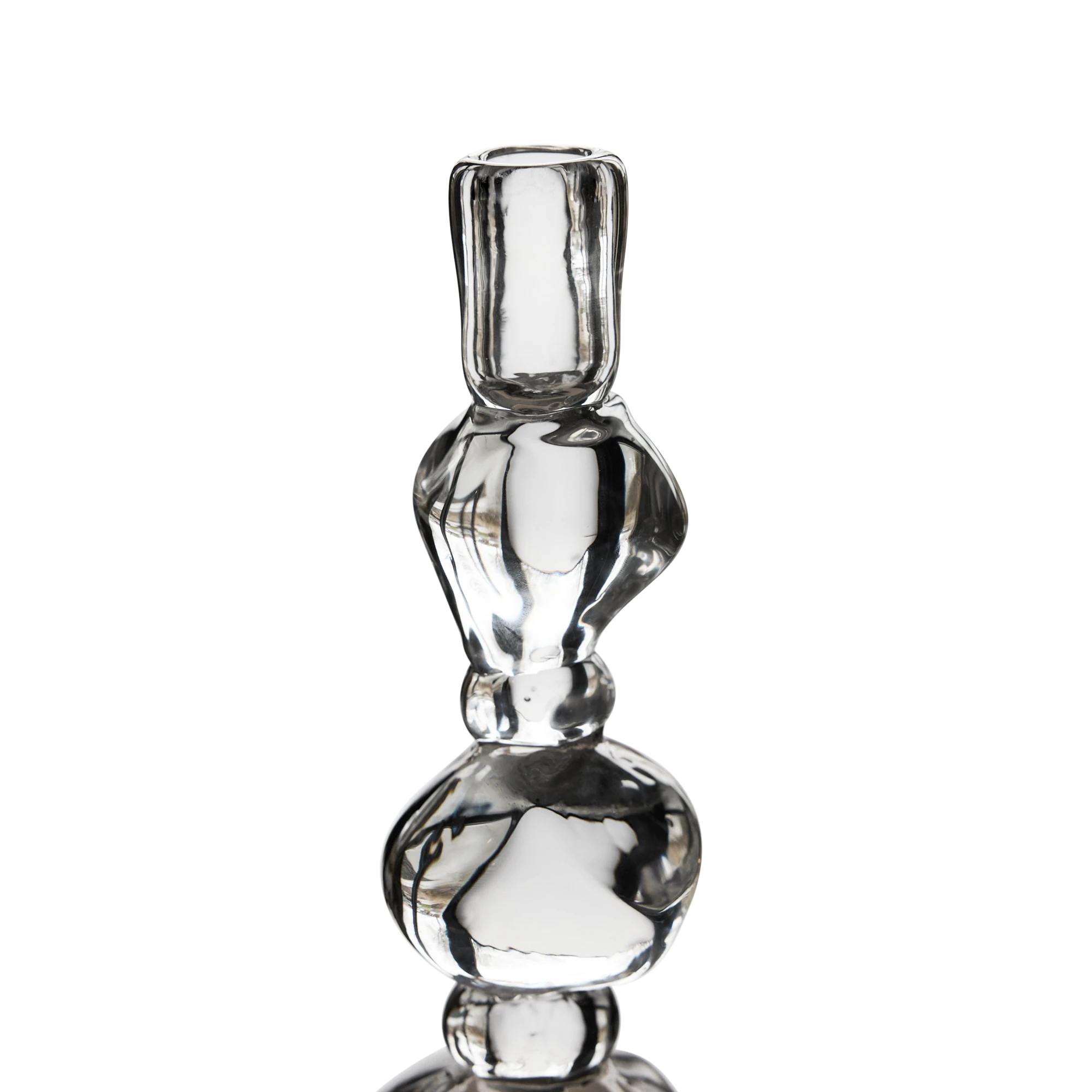 Nienke Sikkema for HKLIVING Candle Holder in Clear Glass - Large