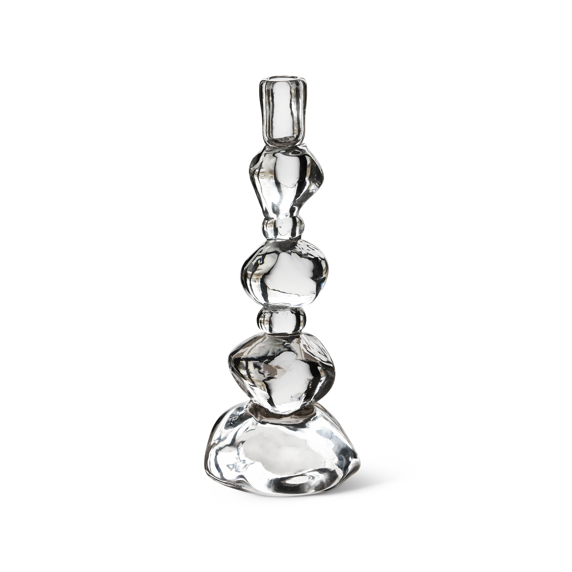 Nienke Sikkema for HKLIVING Candle Holder in Clear Glass - Large