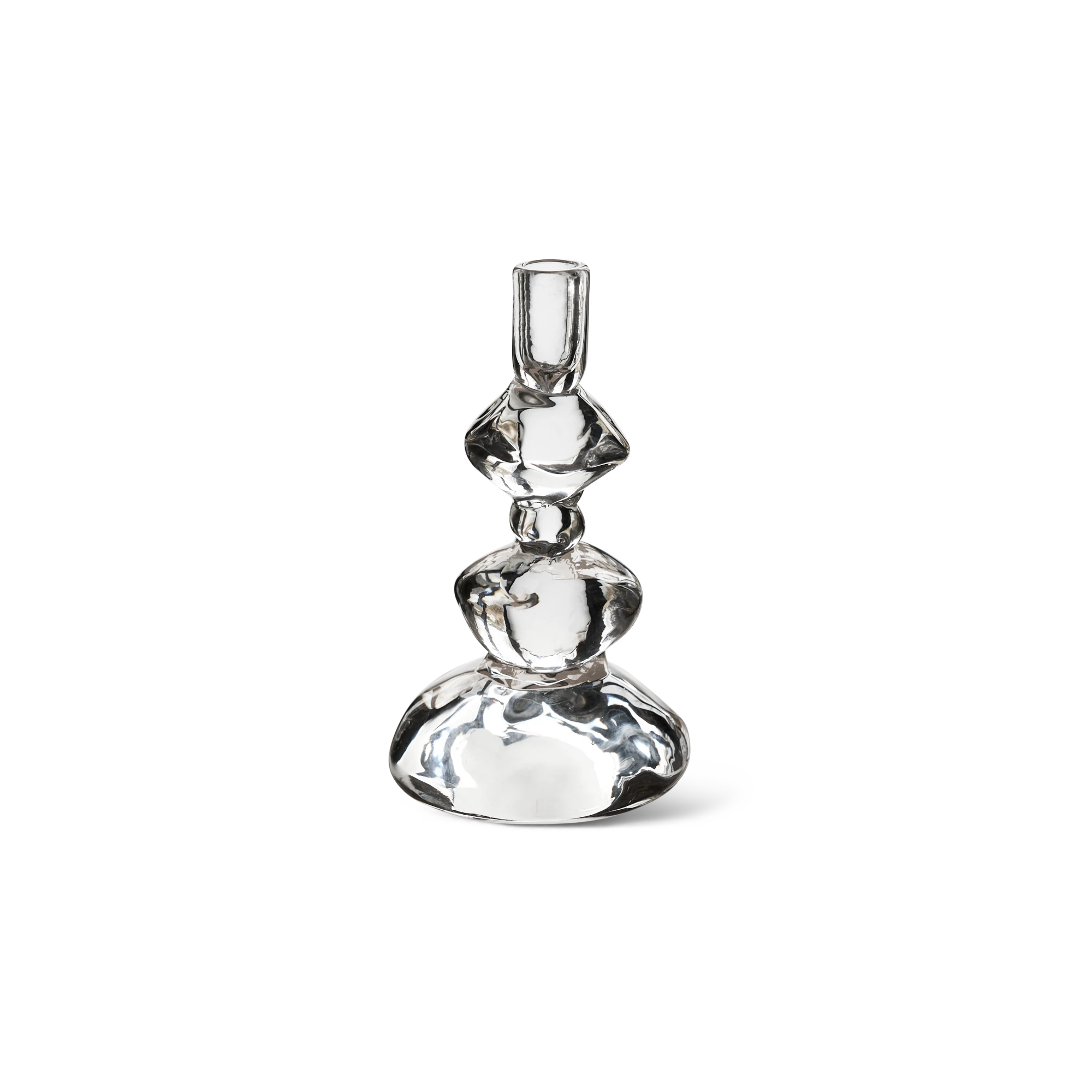 Nienke Sikkema for HKLIVING Candle Holder in Clear Glass - Medium