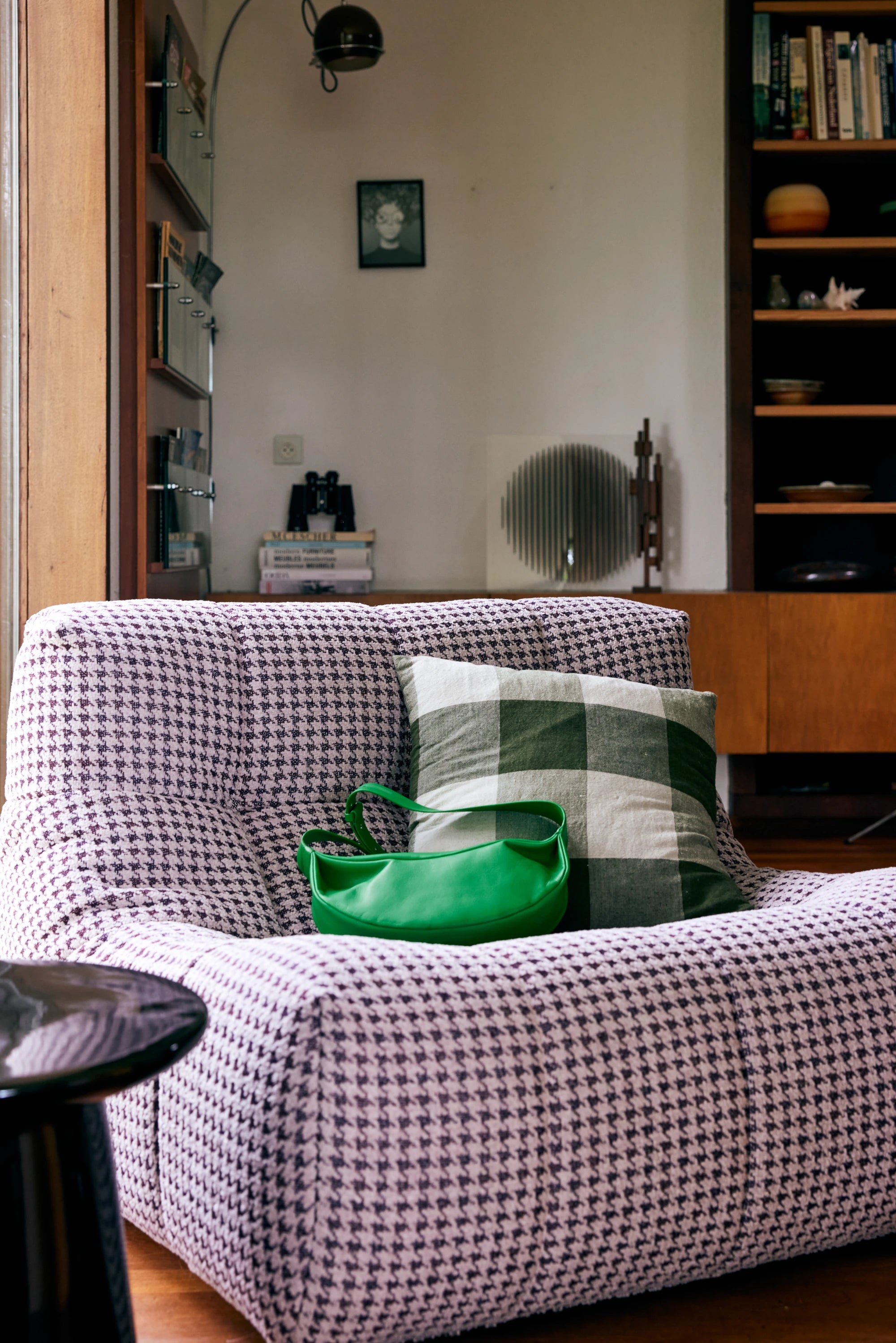 HKLIVING Square Woven Linen Cushion (50 x 50cm) in Lowlands - Lifestory