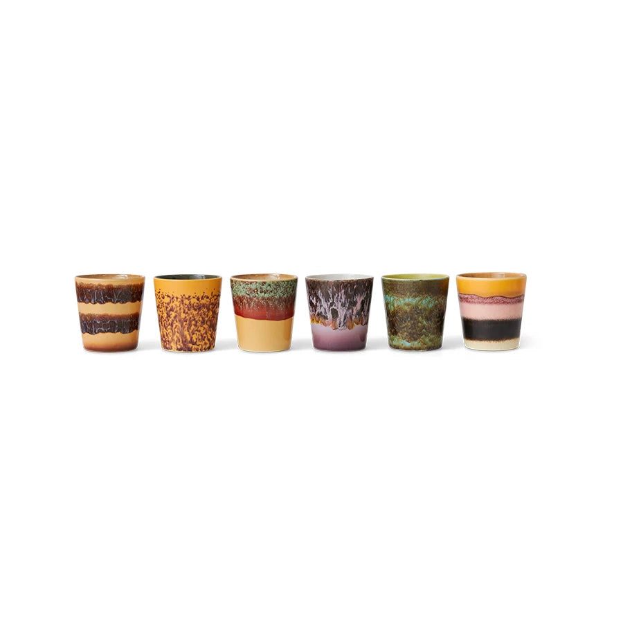 Set of 6 Valley Coffee Mugs by HKLIVING - Lifestory