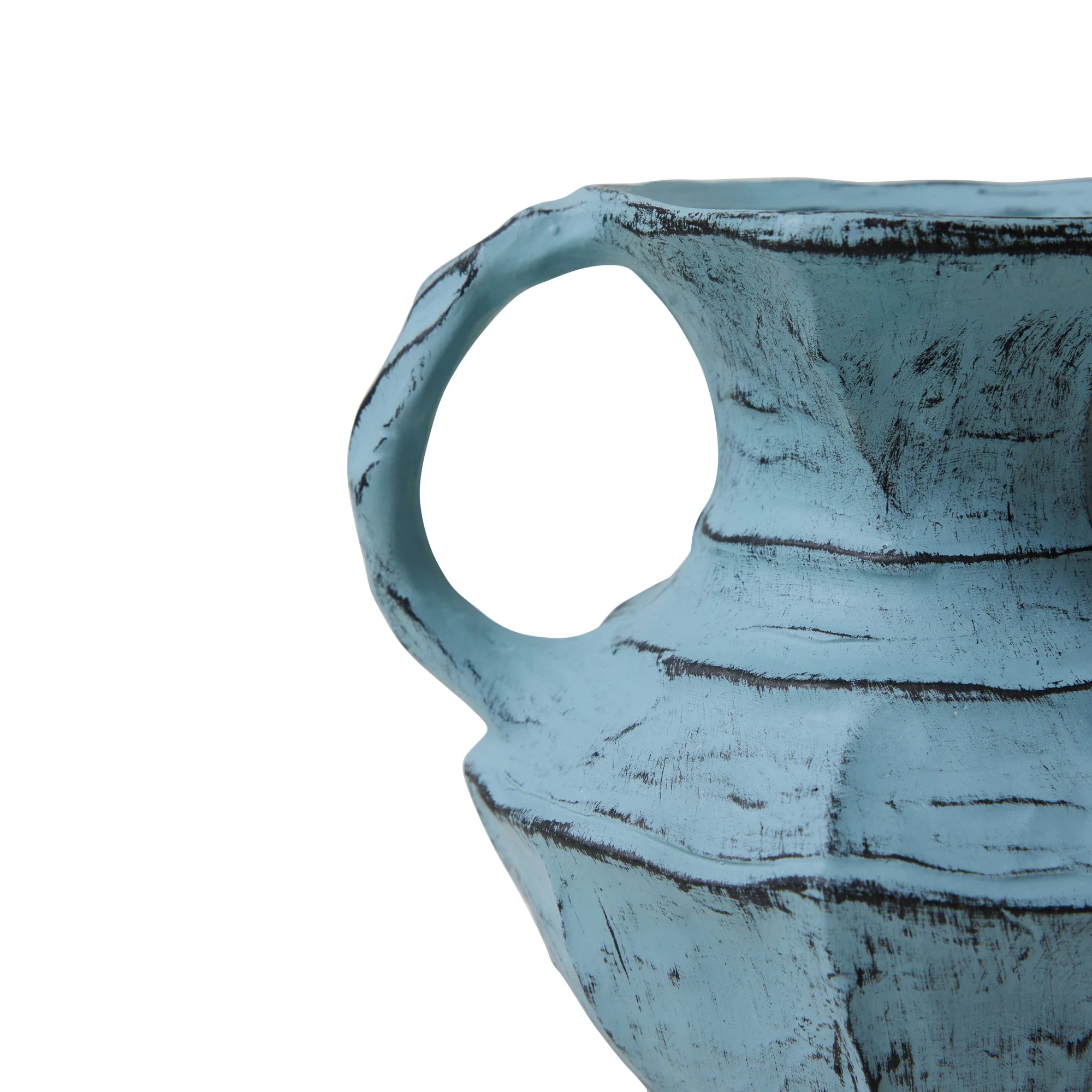 HKLIVING New Classics Small Stoneware Vase in Soft Blue - Lifestory