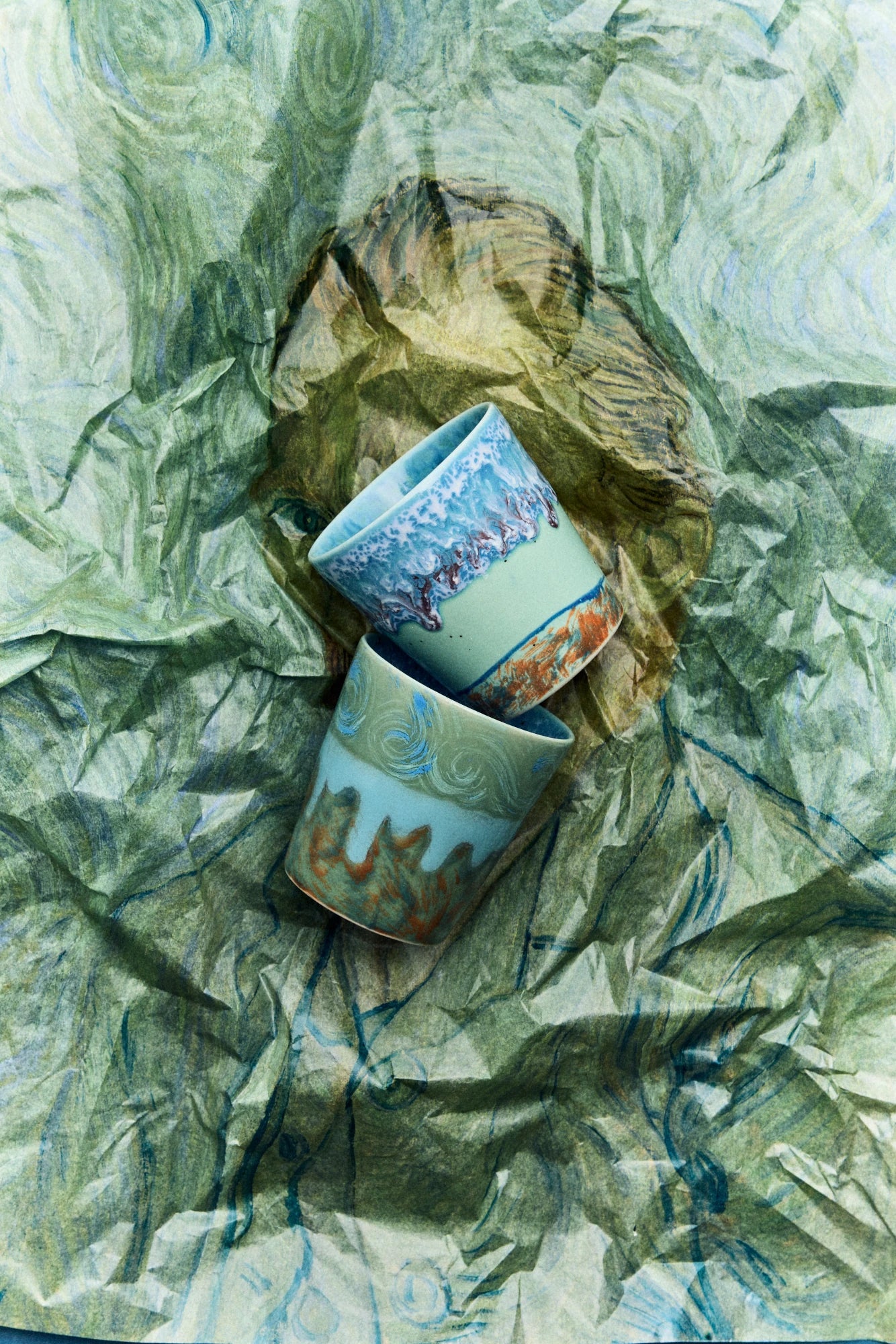 HKLIVING Van Gogh Set of 2 Coffee Mugs - Lifestory