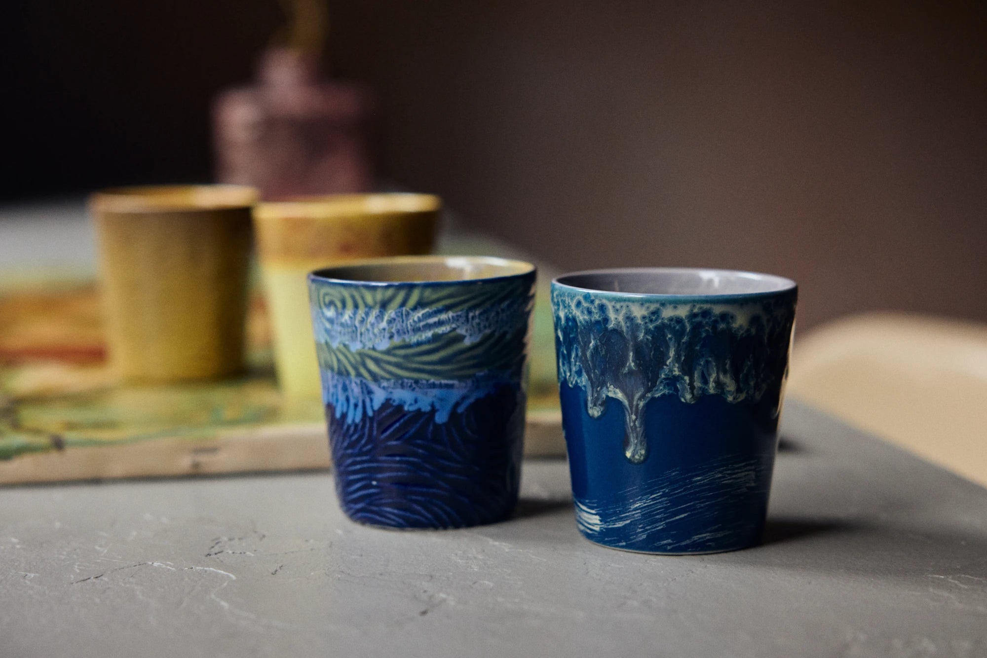 HKLIVING Van Gogh Set of 2 Coffee Mugs - Lifestory