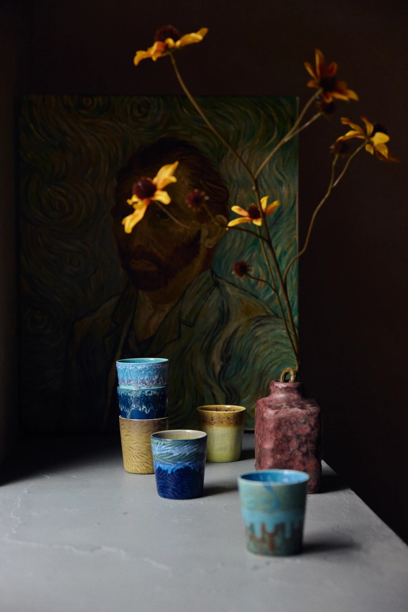 HKLIVING Van Gogh Set of 2 Coffee Mugs - Lifestory