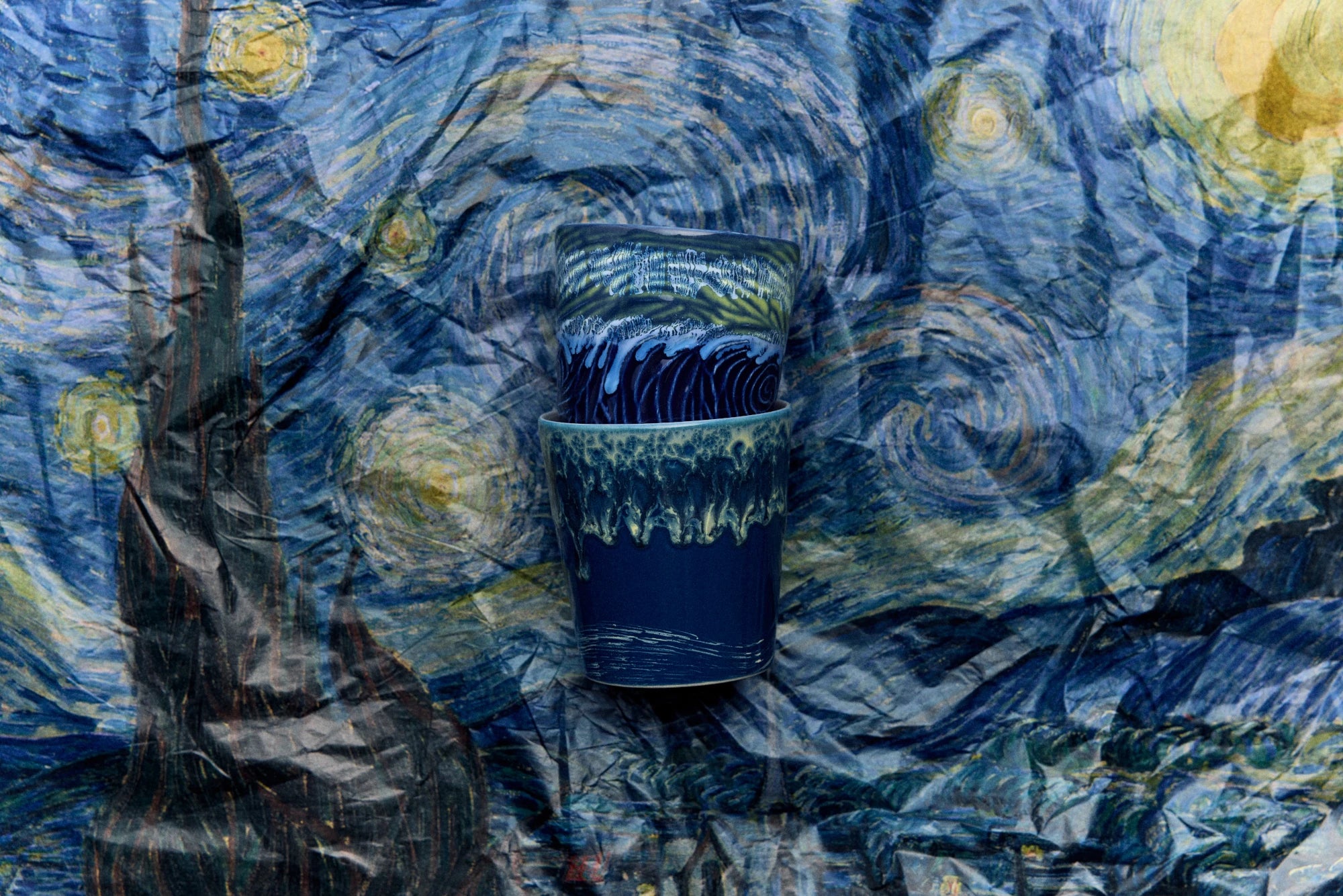 HKLIVING Van Gogh Set of 2 Coffee Mugs - Lifestory