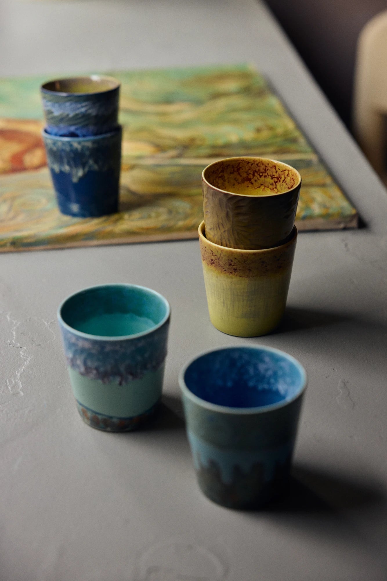 HKLIVING Van Gogh Set of 2 Coffee Mugs - Lifestory
