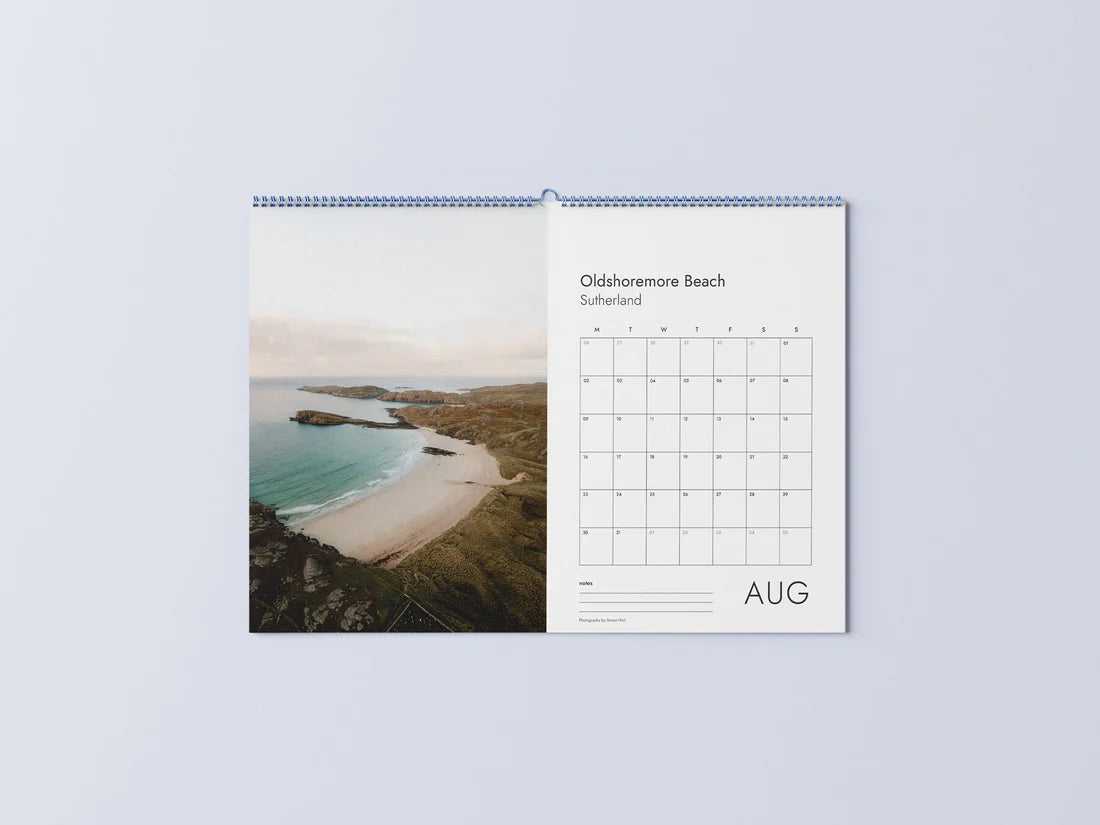 Hidden Scotland A3 2027 Wall Calendar