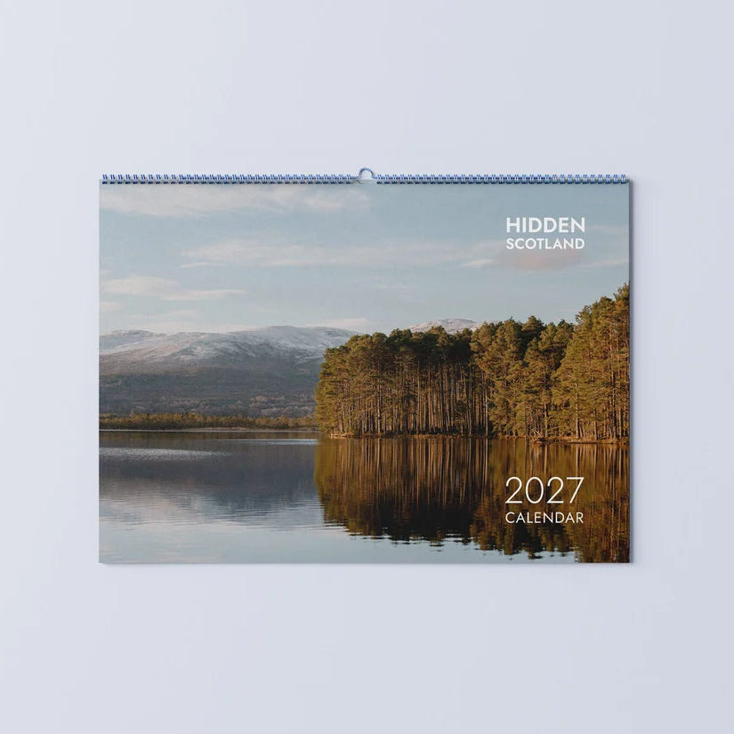 Hidden Scotland A3 2027 Wall Calendar