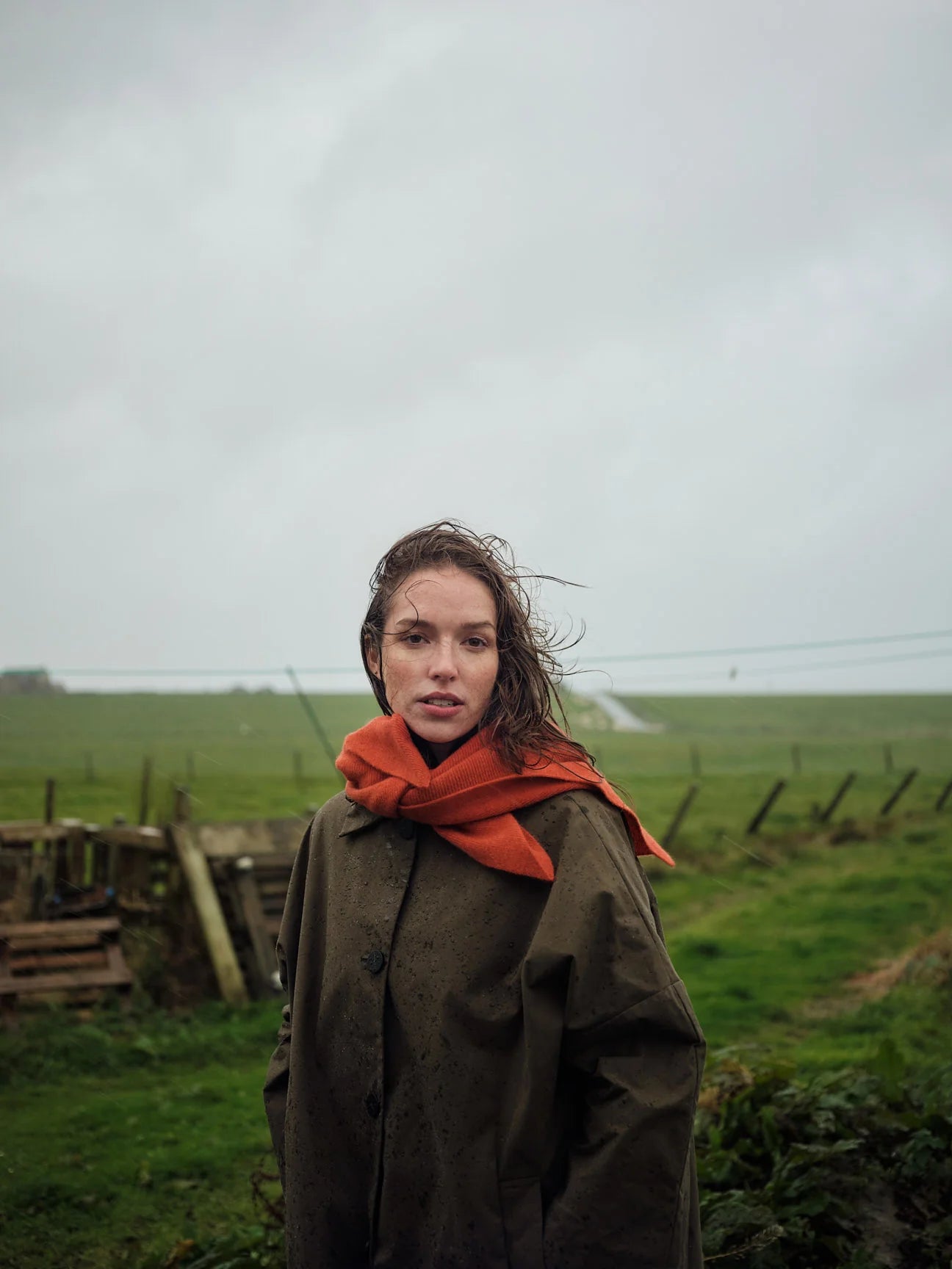 Hilary Grant Lambswool Swift Tail Scarf in Various Colours - Lifestory